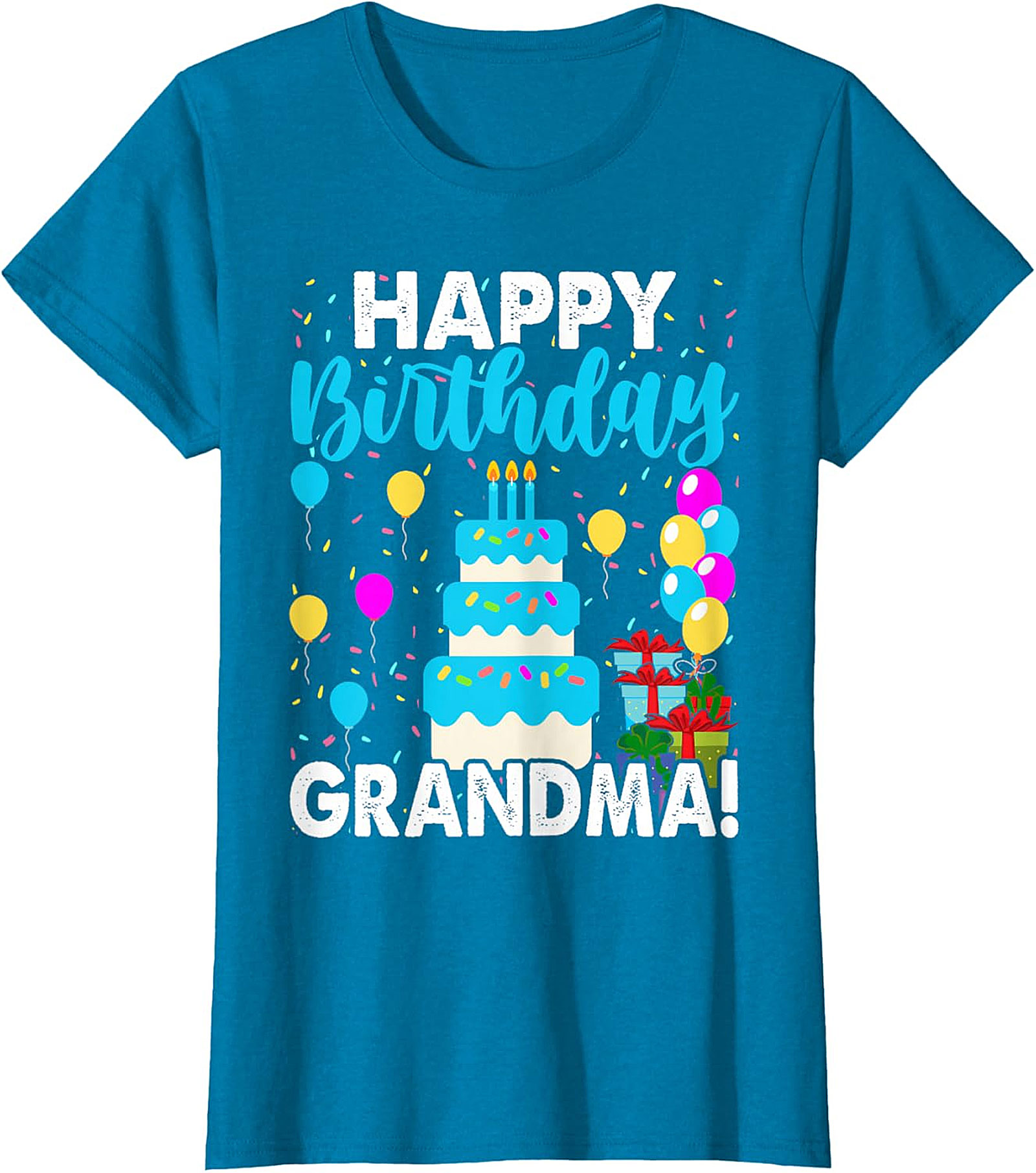 Happy Birthday Grandma T-shirt | Vibrant Celebration Tee