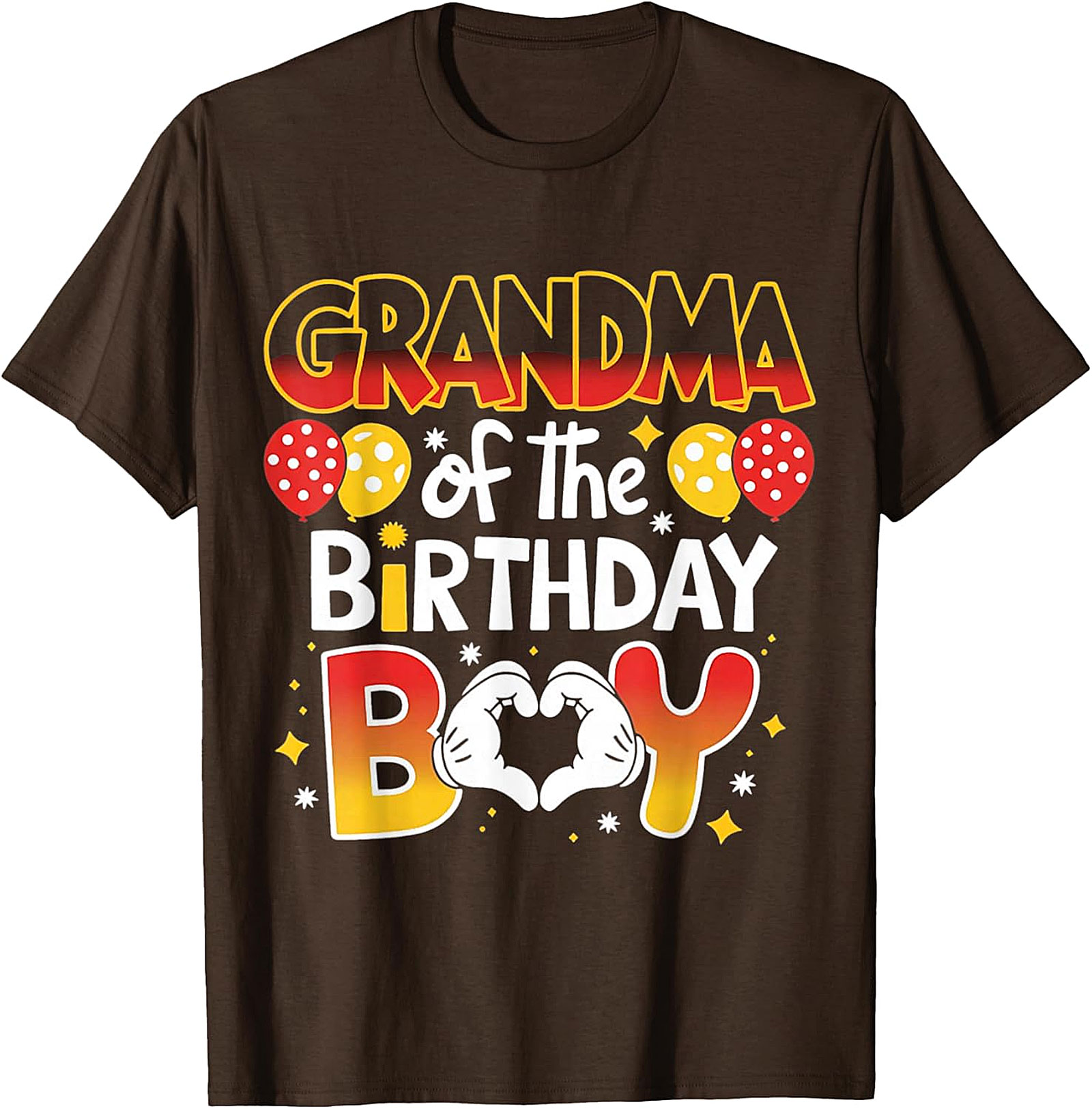 Grandma of the Birthday Boy T-shirt | Fun Family Party Tee