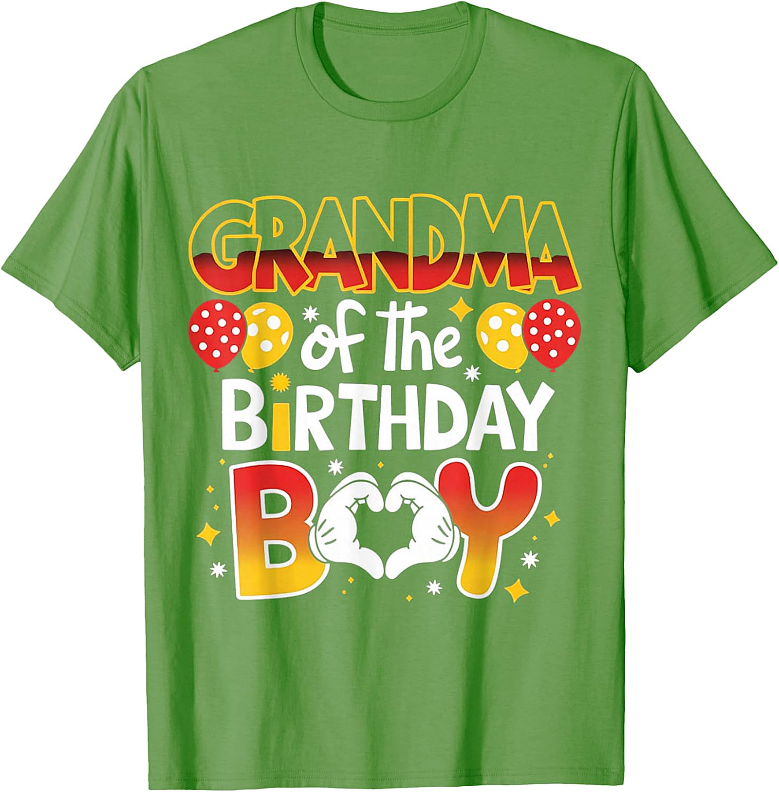 Grandma of the Birthday Boy T-shirt | Fun Family Party Tee