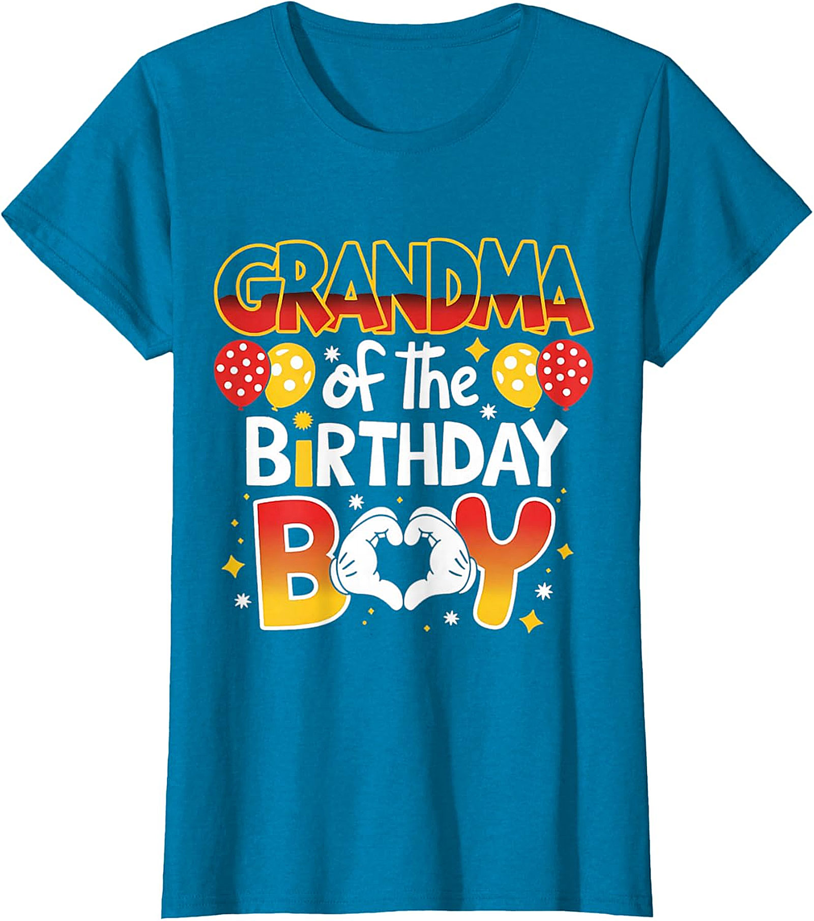 Grandma of the Birthday Boy T-shirt | Fun Family Party Tee
