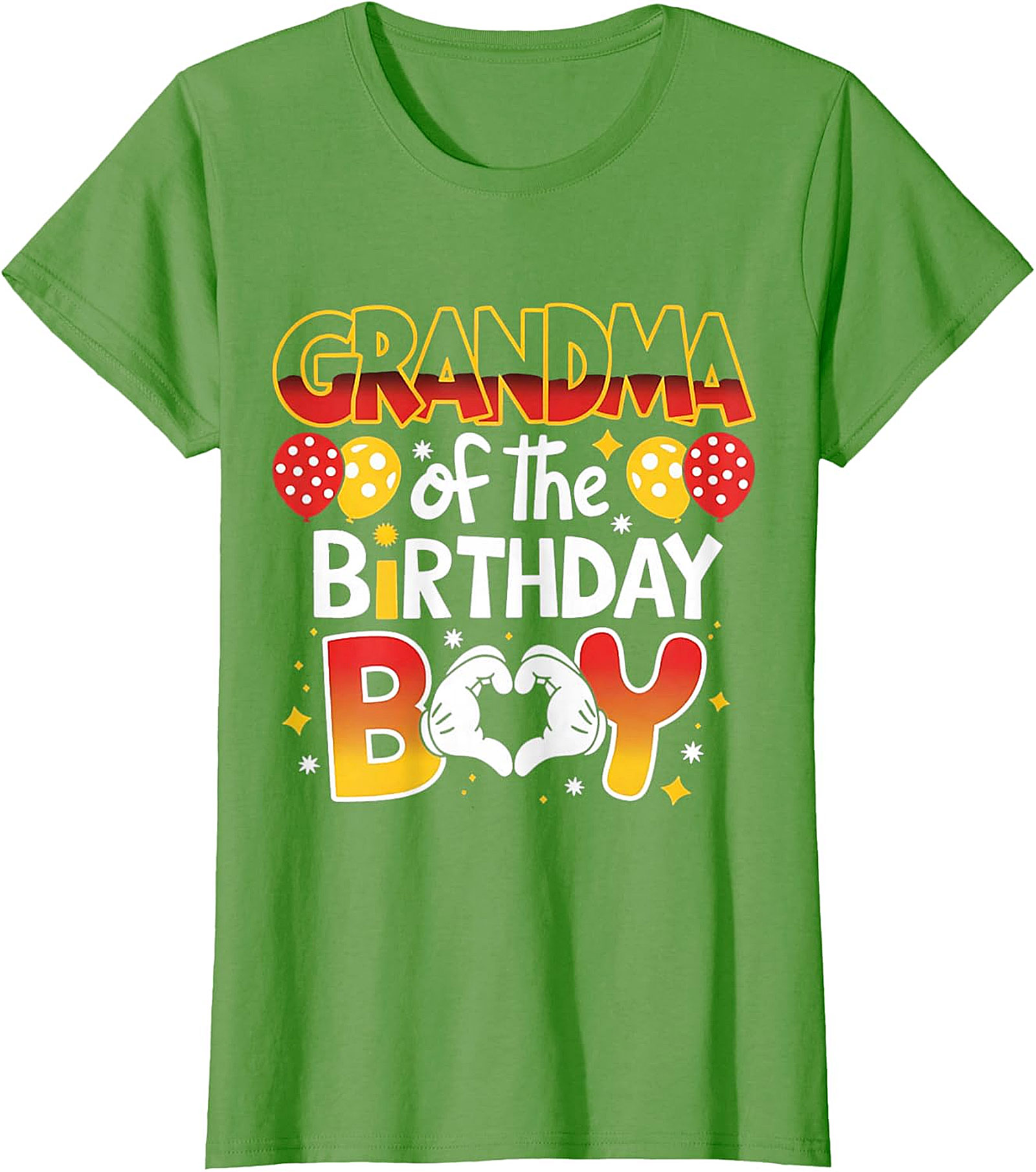 Grandma of the Birthday Boy T-shirt | Fun Family Party Tee