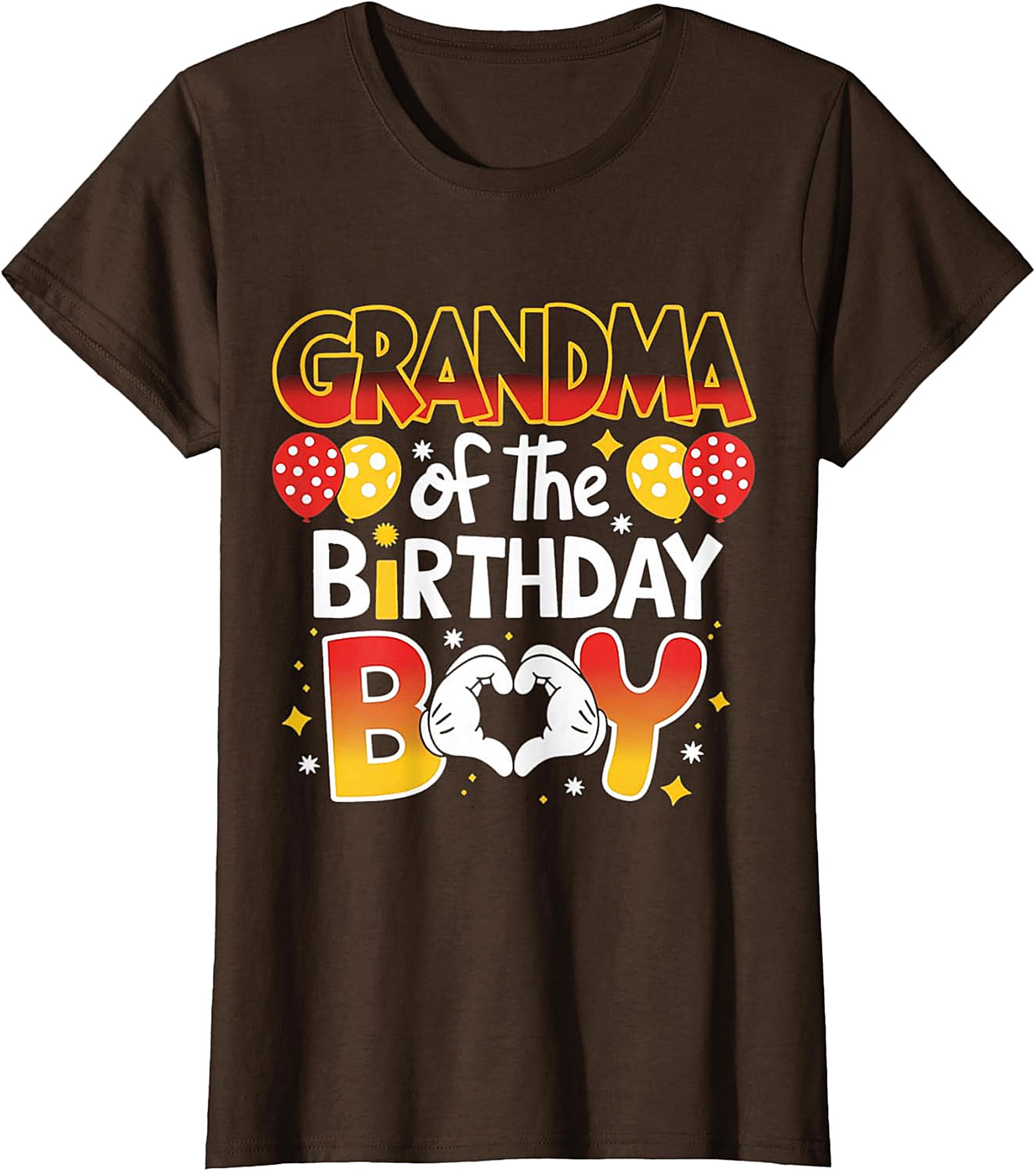 Grandma of the Birthday Boy T-shirt | Fun Family Party Tee