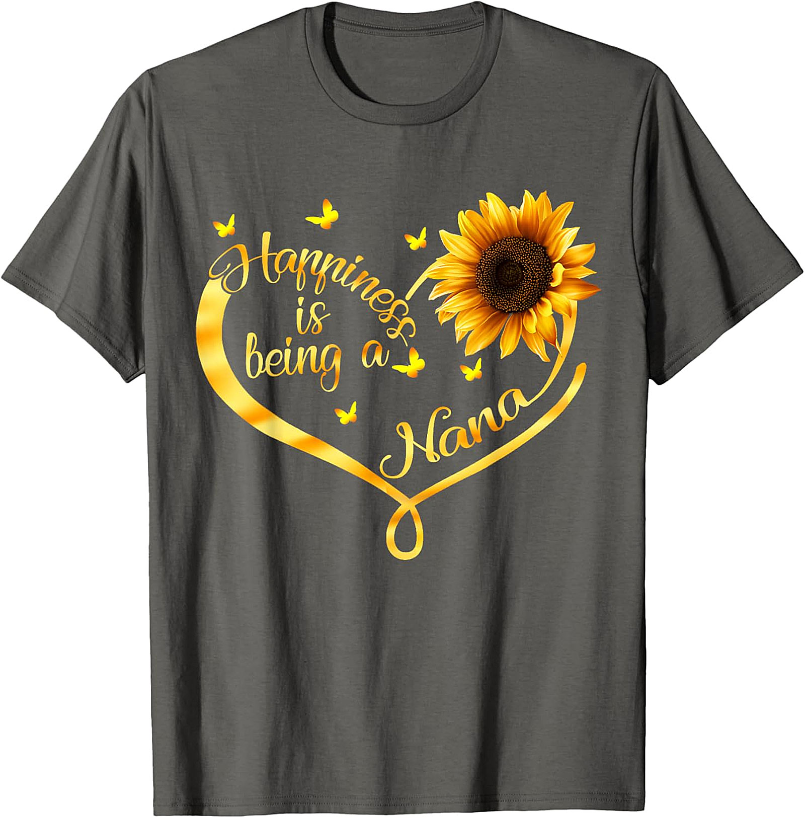Happiness is Being a Nana T-shirt | Sunflower Graphic Tee