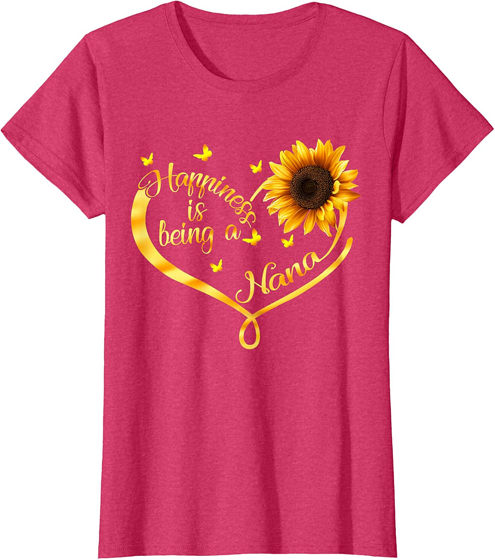 Happiness is Being a Nana T-shirt | Sunflower Graphic Tee