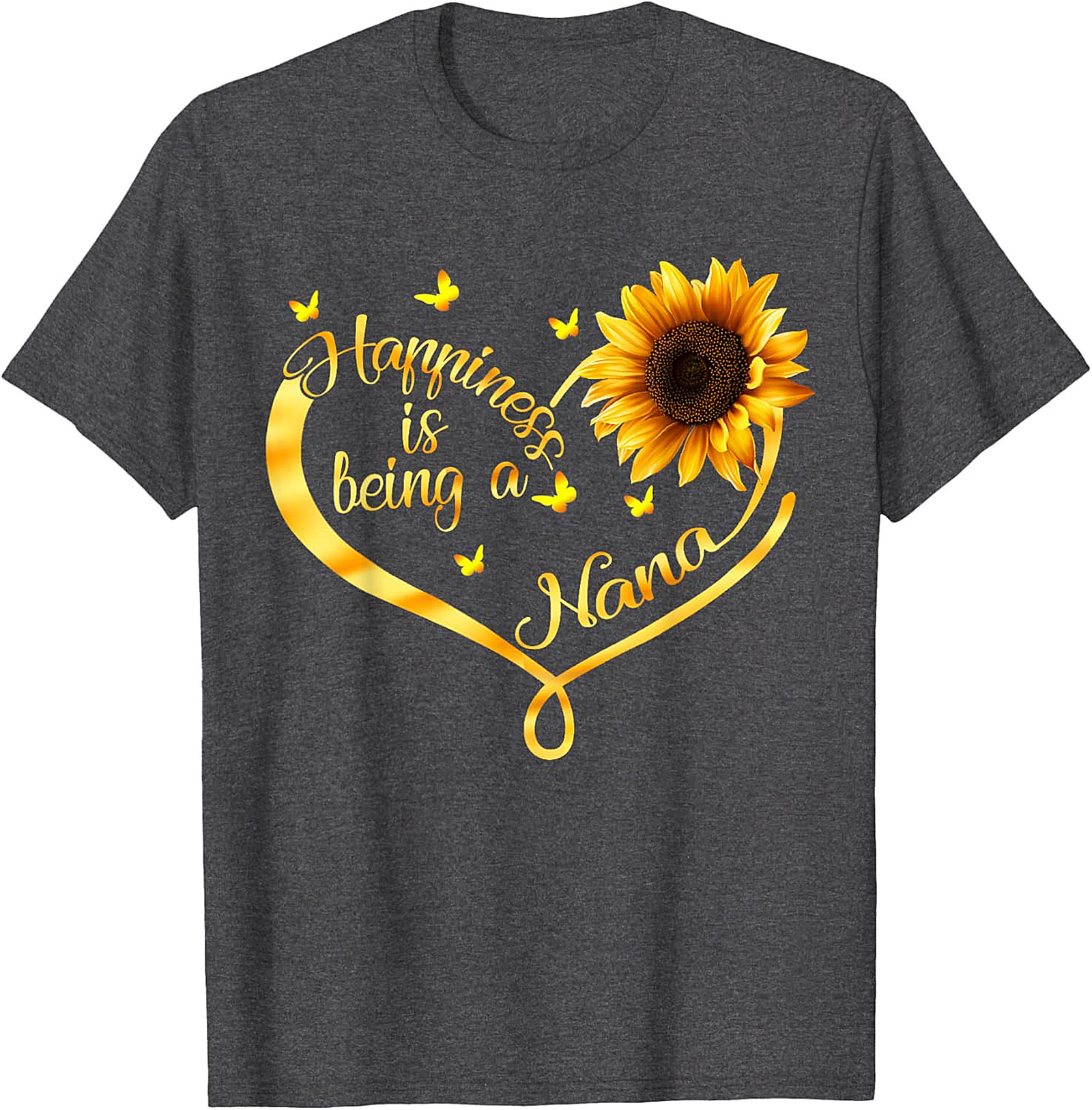 Happiness is Being a Nana T-shirt | Sunflower Graphic Tee