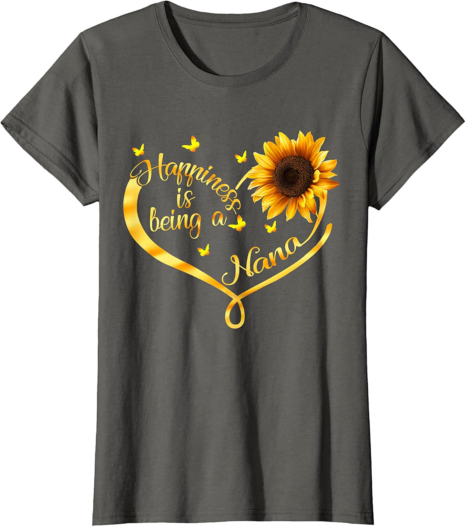 Happiness is Being a Nana T-shirt | Sunflower Graphic Tee