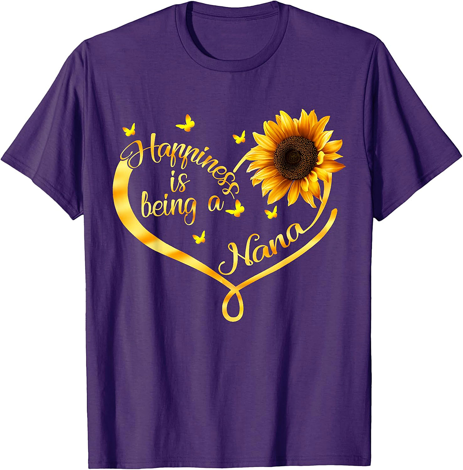 Happiness is Being a Nana T-shirt | Sunflower Graphic Tee