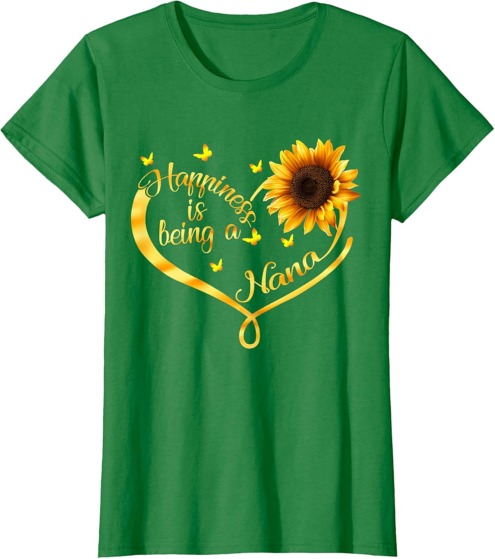 Happiness is Being a Nana T-shirt | Sunflower Graphic Tee