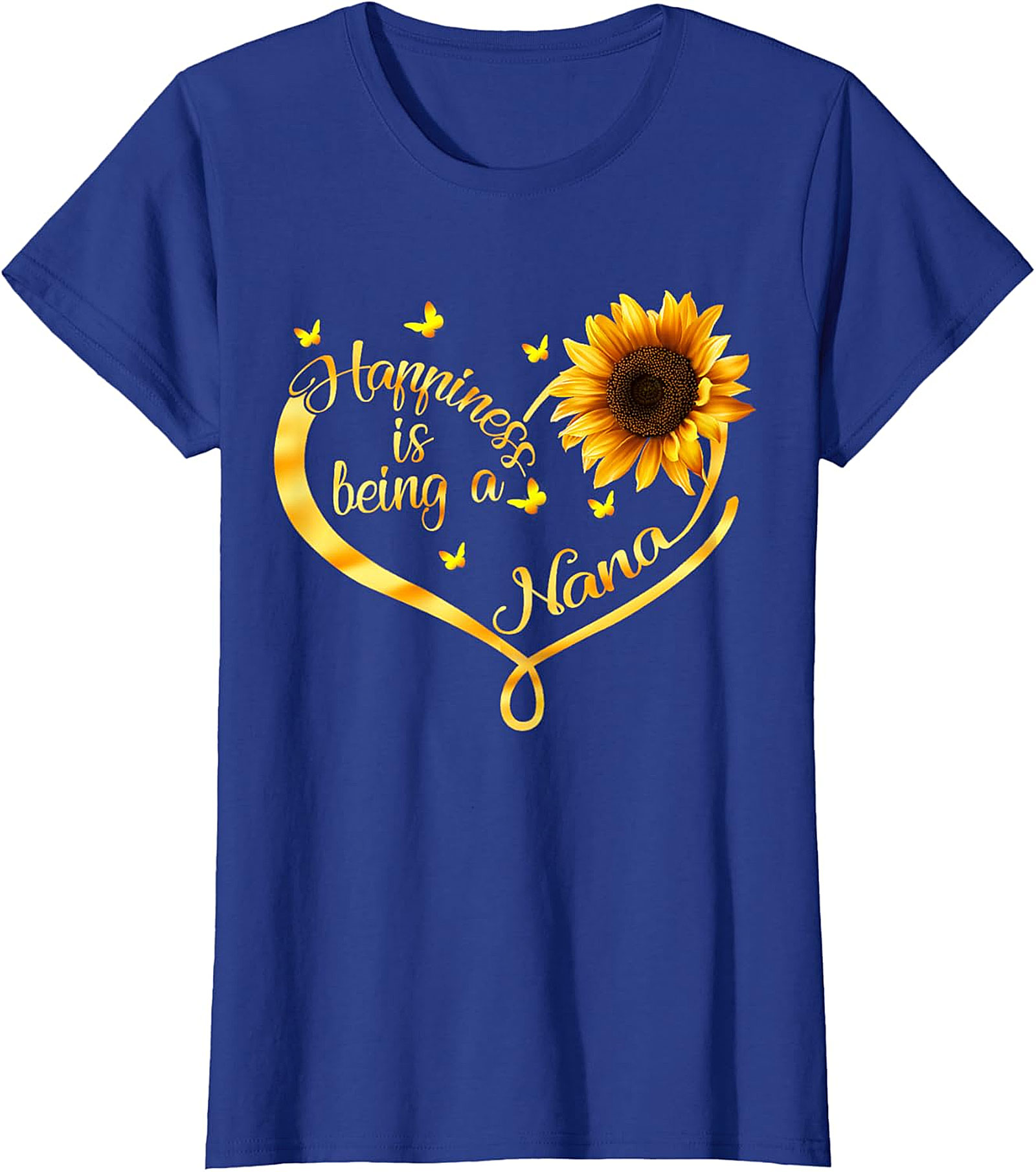 Happiness is Being a Nana T-shirt | Sunflower Graphic Tee