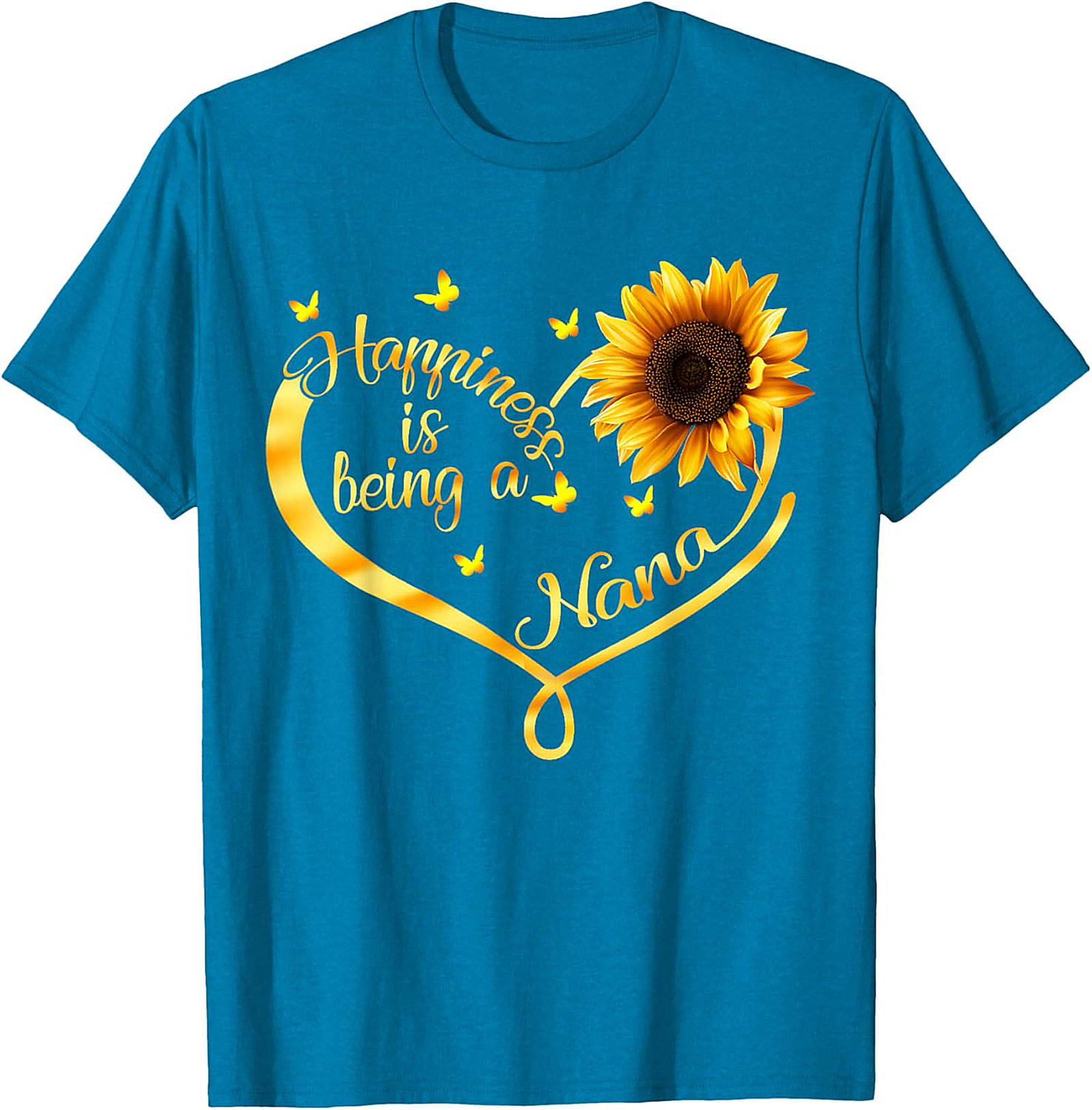 Happiness is Being a Nana T-shirt | Sunflower Graphic Tee