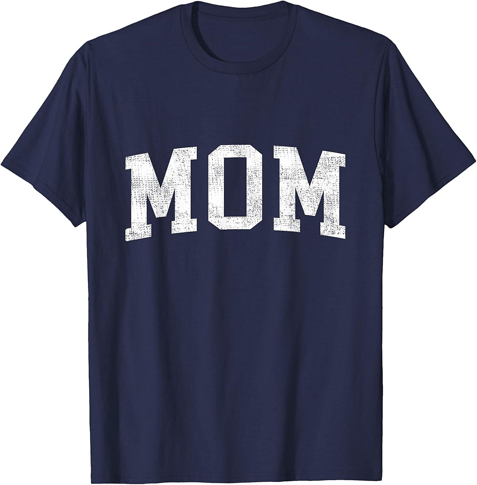 Distressed Mom Graphic Tee - Classic Varsity Unisex Shirt