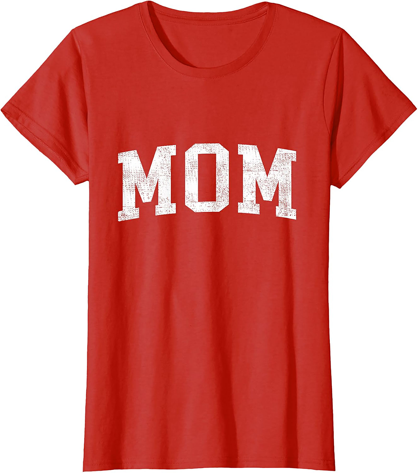 Distressed Mom Graphic Tee - Classic Varsity Unisex Shirt