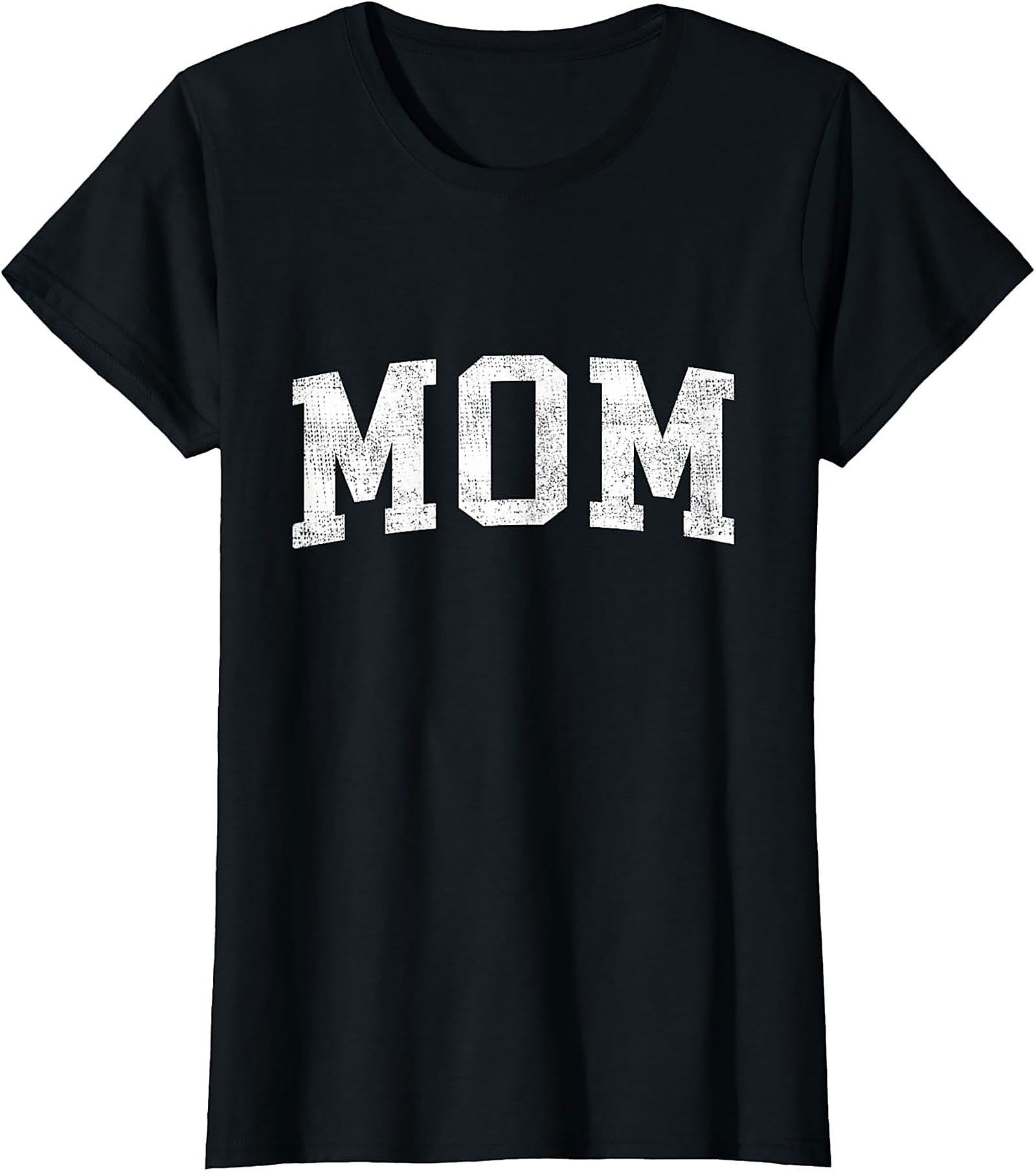 Distressed Mom Graphic Tee - Classic Varsity Unisex Shirt
