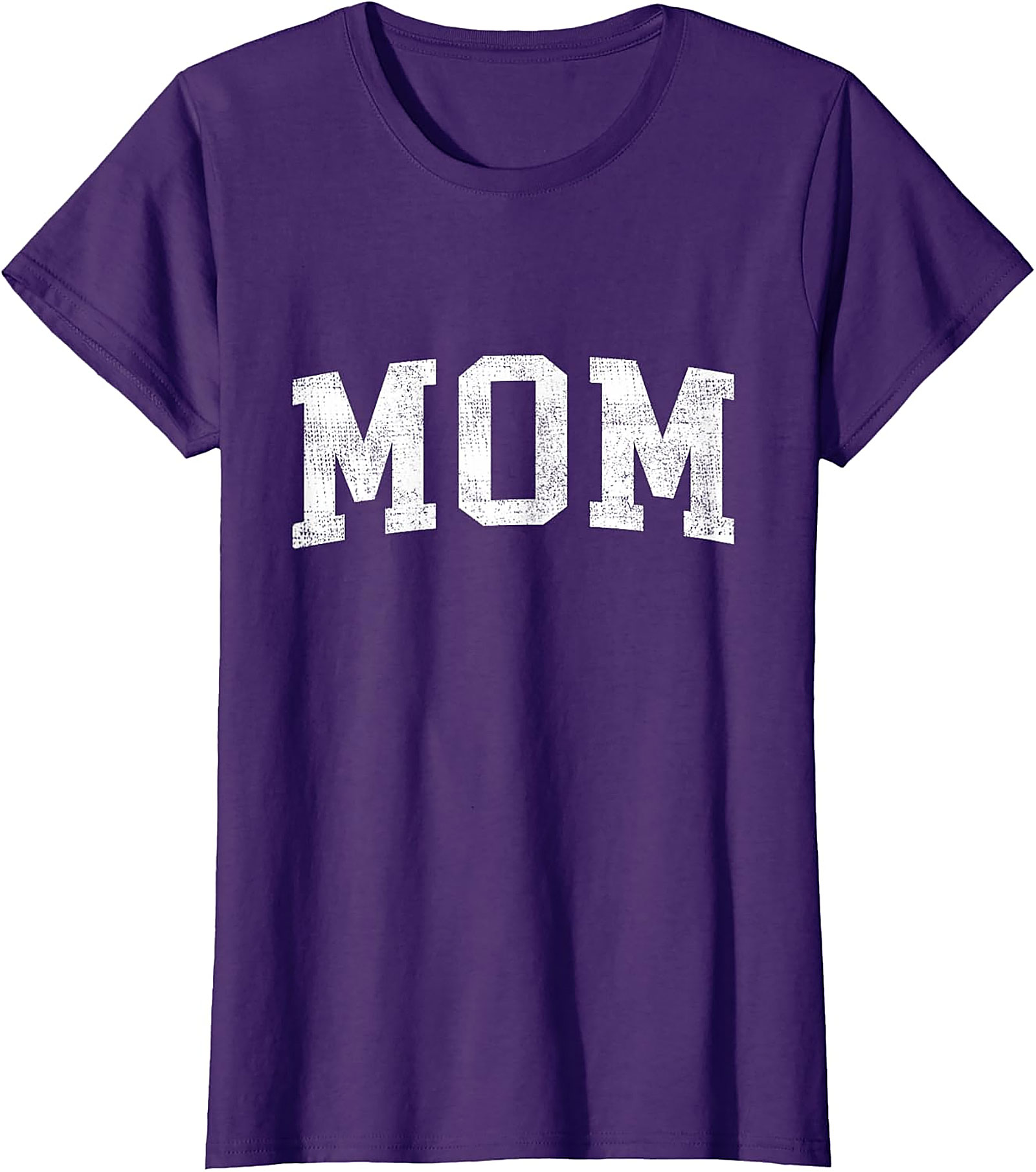 Distressed Mom Graphic Tee - Classic Varsity Unisex Shirt