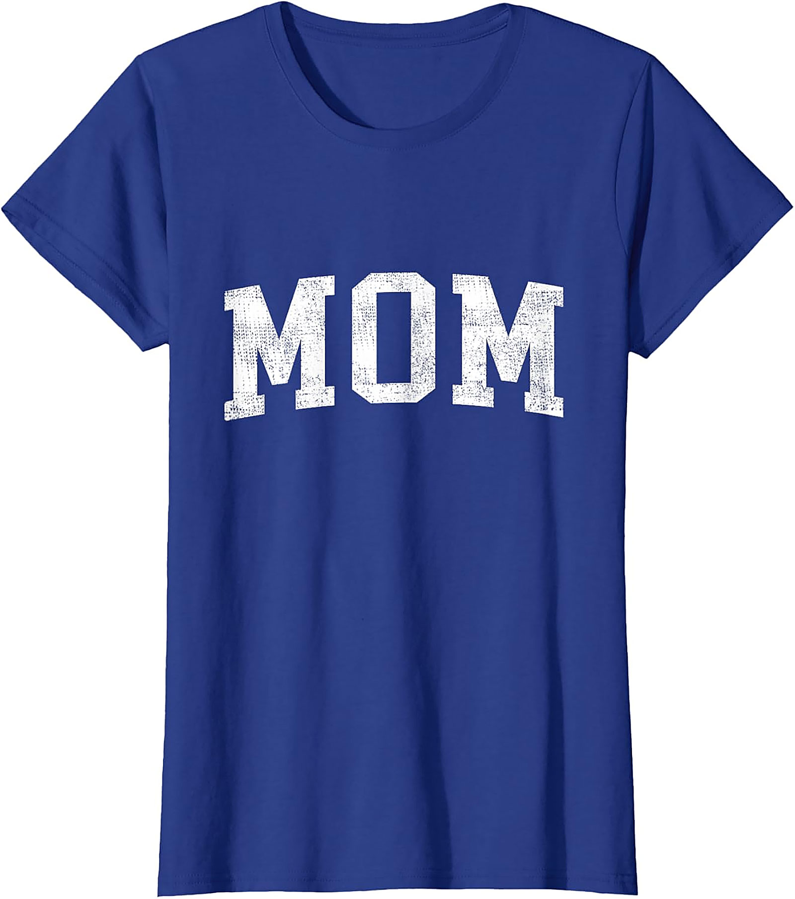 Distressed Mom Graphic Tee - Classic Varsity Unisex Shirt