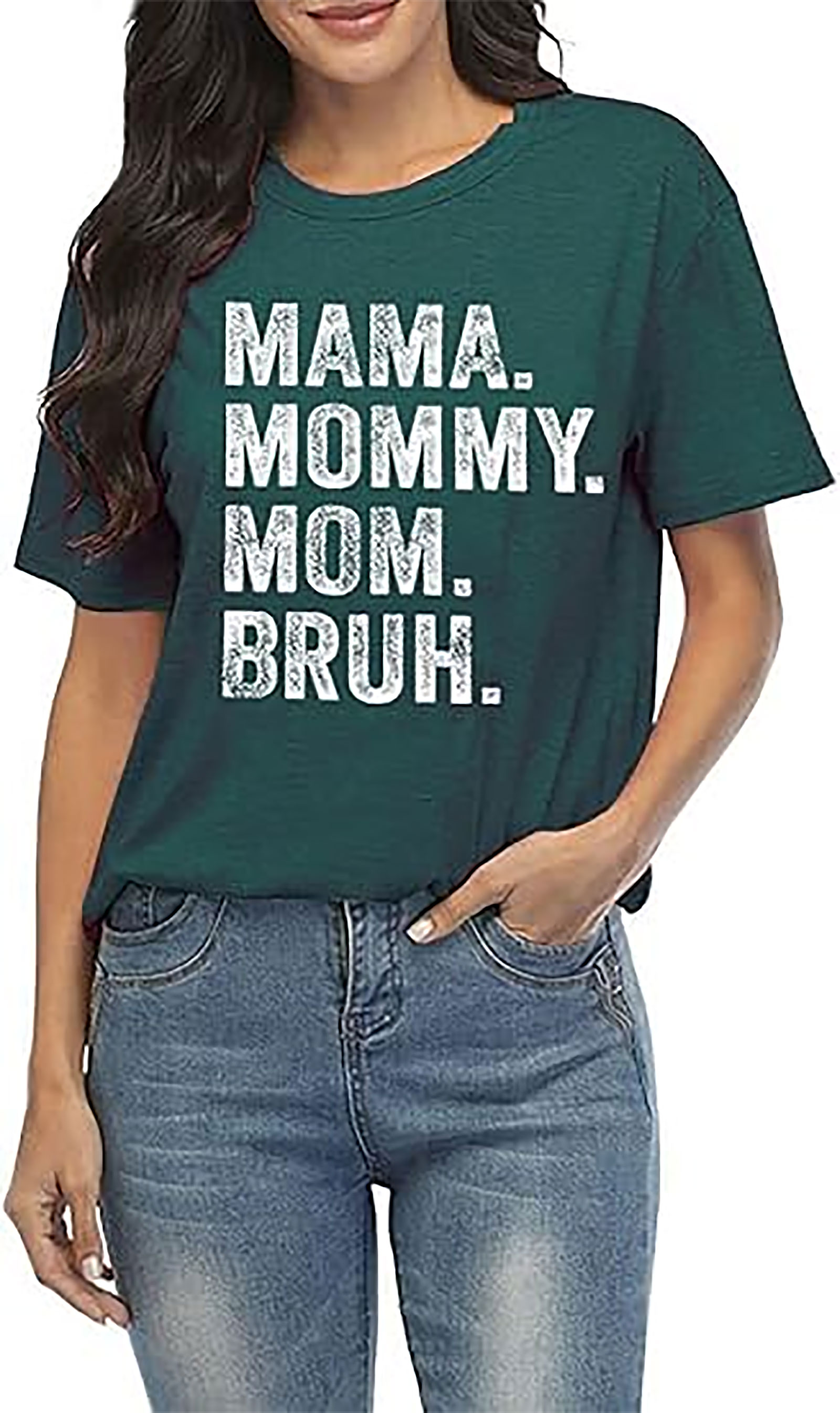 Mama Mommy Mom Bruh T-shirt | Funny Mom Graphic Tee