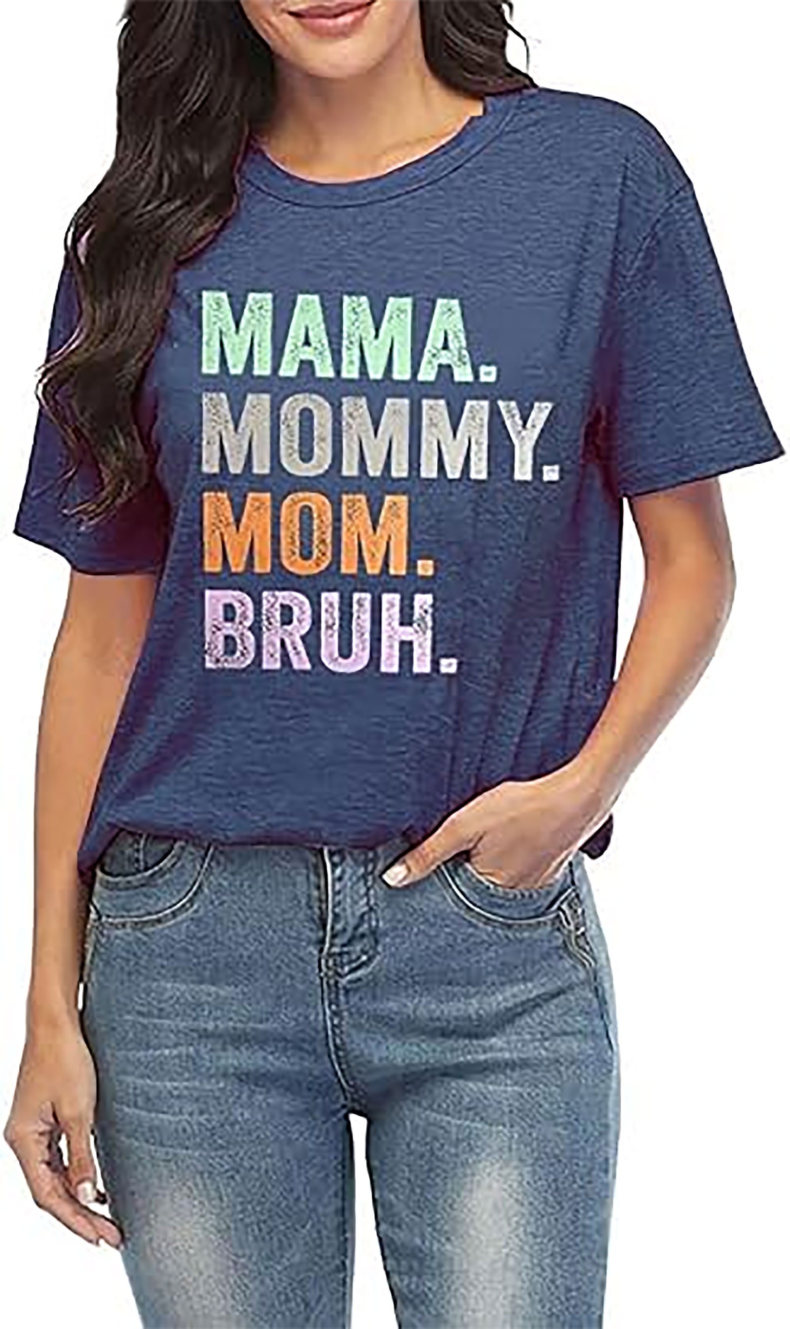 Mama Mommy Mom Bruh T-shirt | Funny Mom Graphic Tee