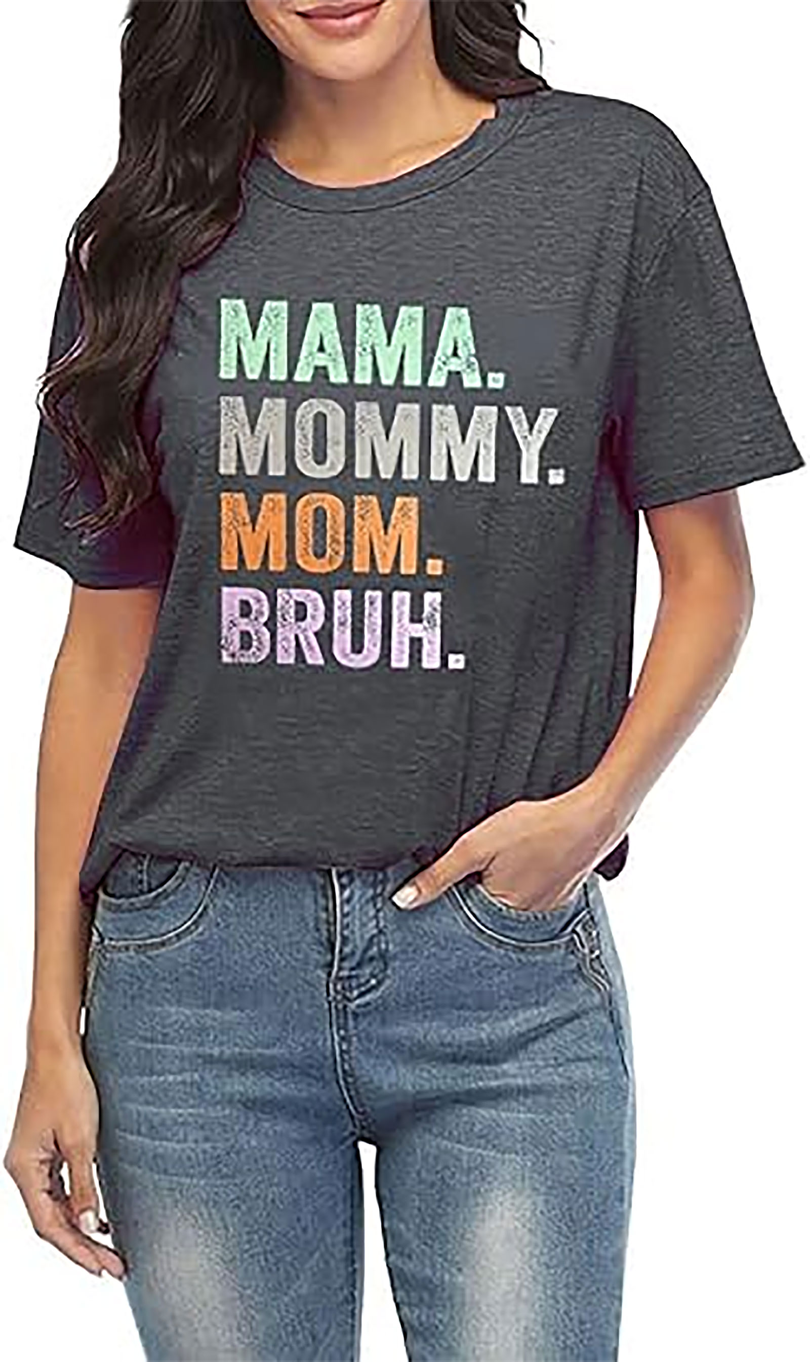 Mama Mommy Mom Bruh T-shirt | Funny Mom Graphic Tee