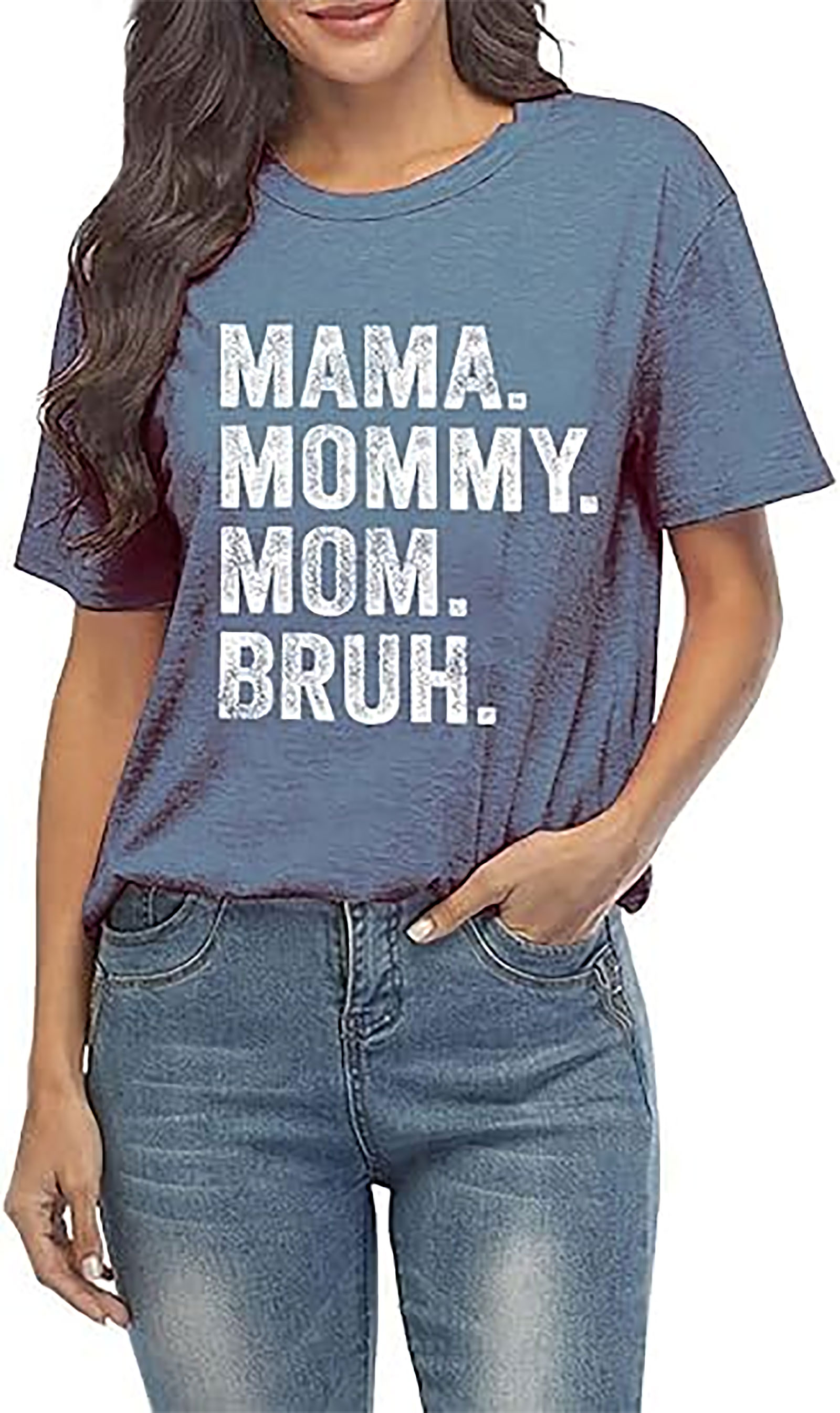 Mama Mommy Mom Bruh T-shirt | Funny Mom Graphic Tee