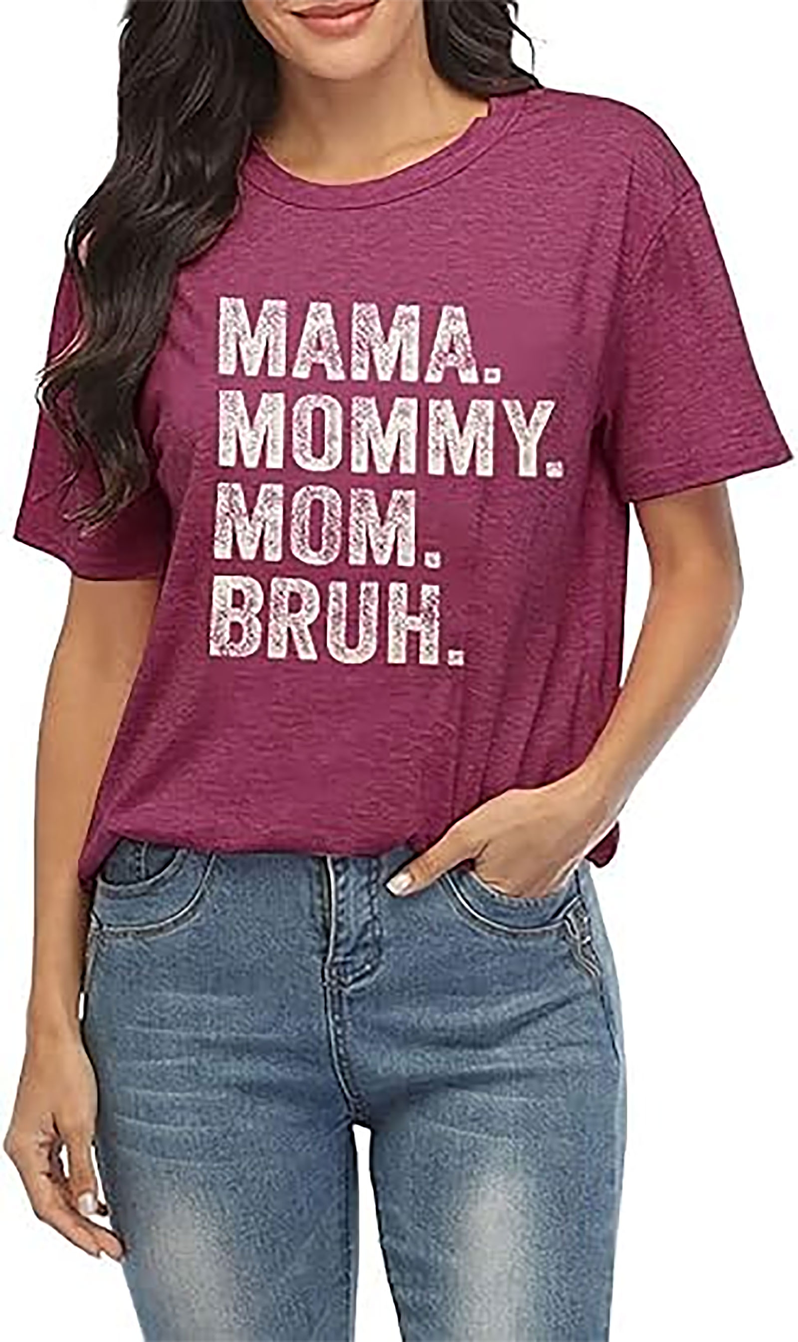 Mama Mommy Mom Bruh T-shirt | Funny Mom Graphic Tee