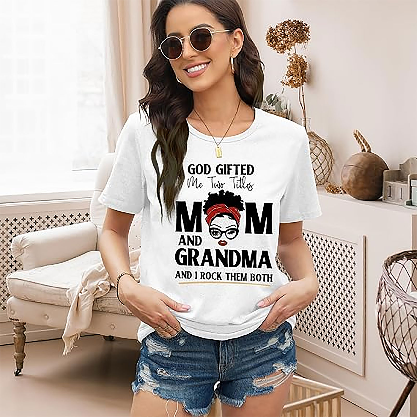 My Favorite People Call Me Mama Sunflower T-shirt | Cute Gift