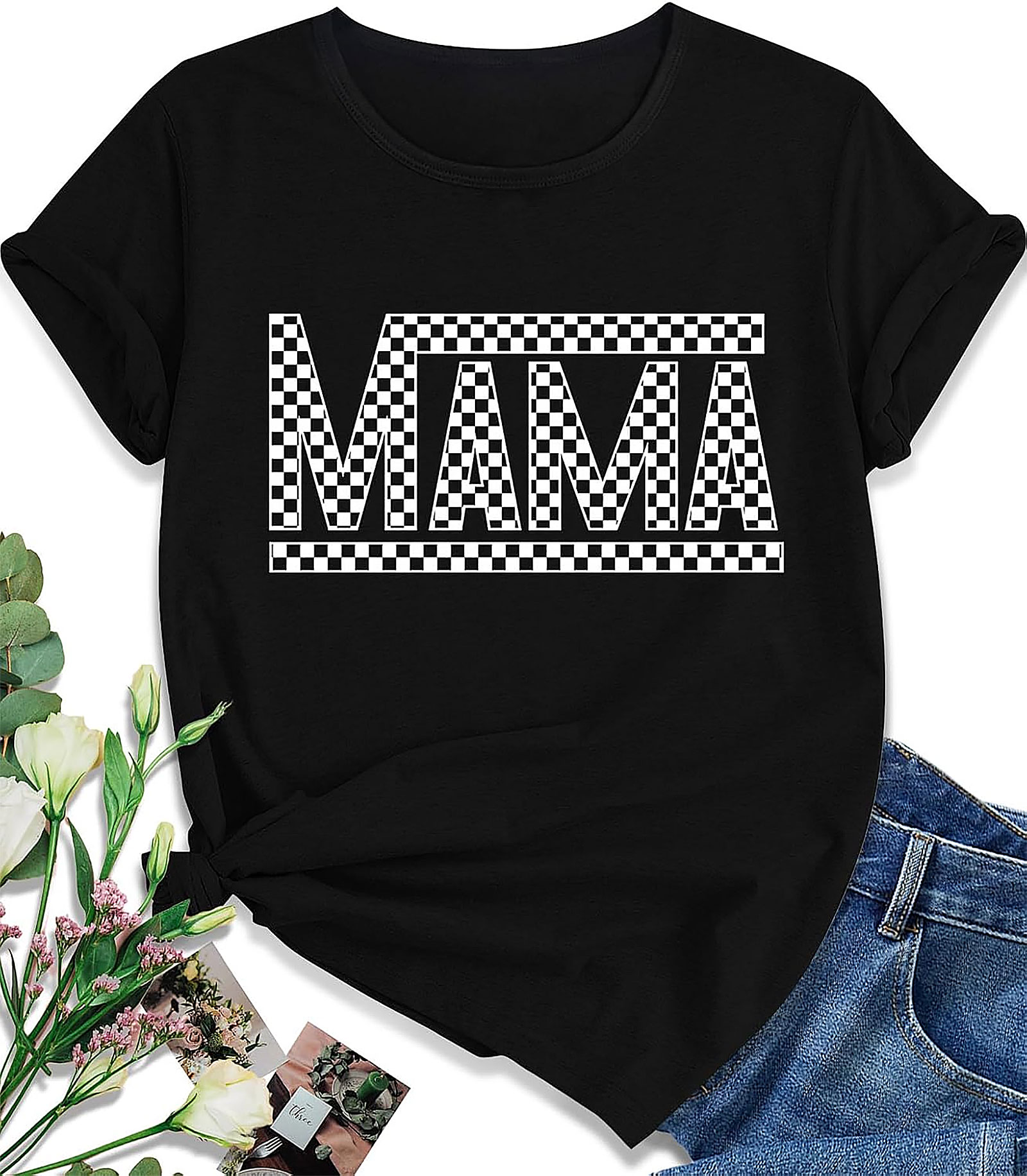 My Favorite People Call Me Mama Sunflower T-shirt | Cute Gift