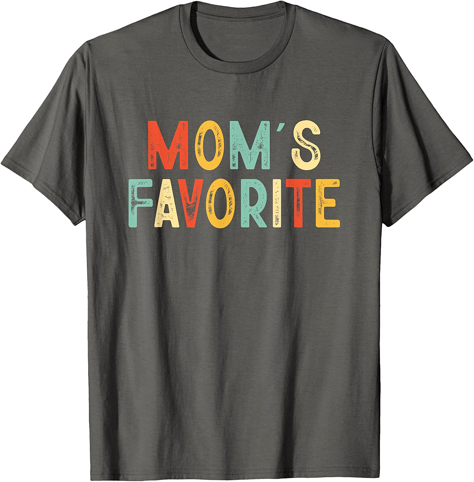 Mom's Favorite T-shirt Funny Retro Sibling Graphic Tee