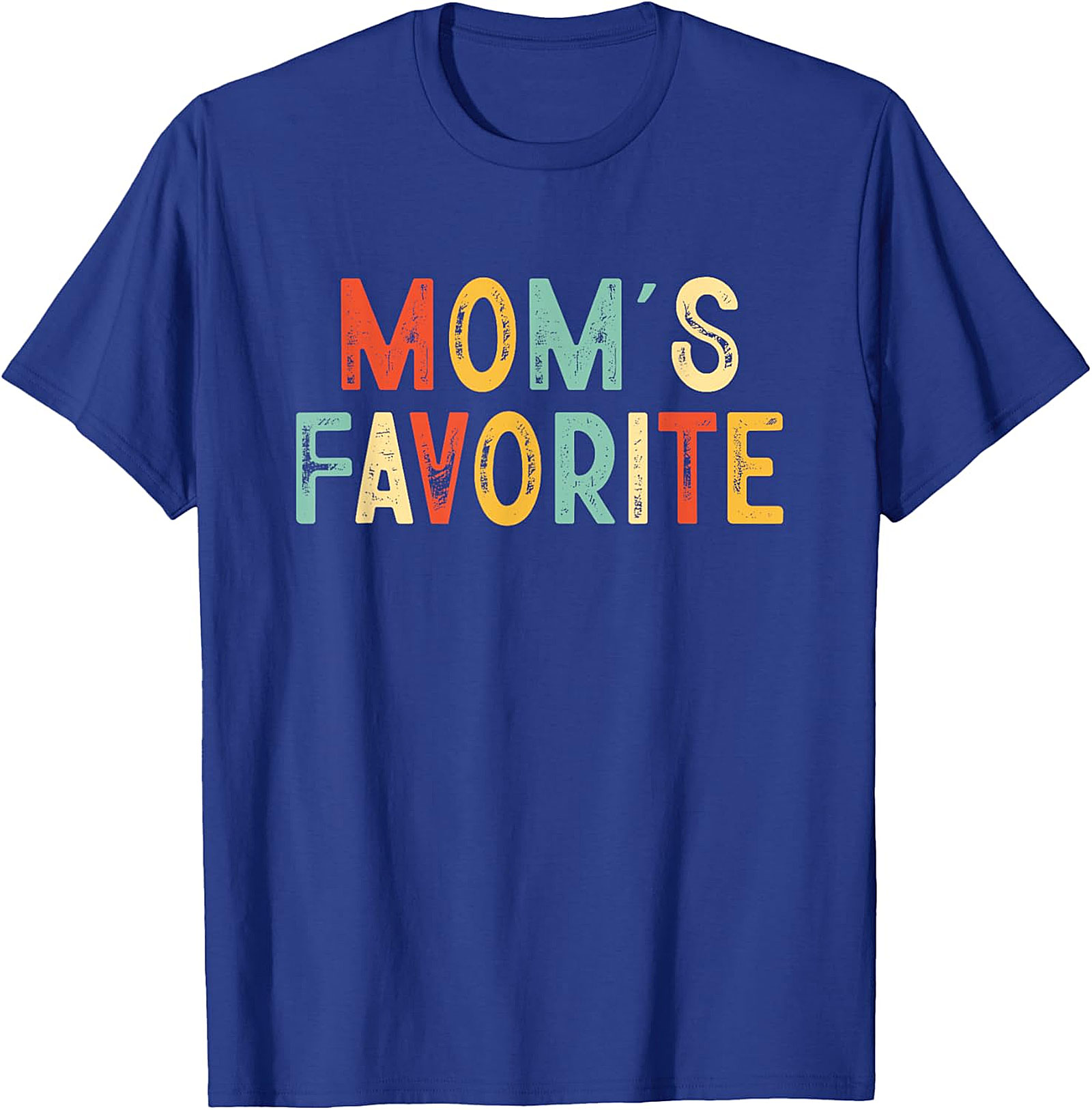 Mom's Favorite T-shirt Funny Retro Sibling Graphic Tee