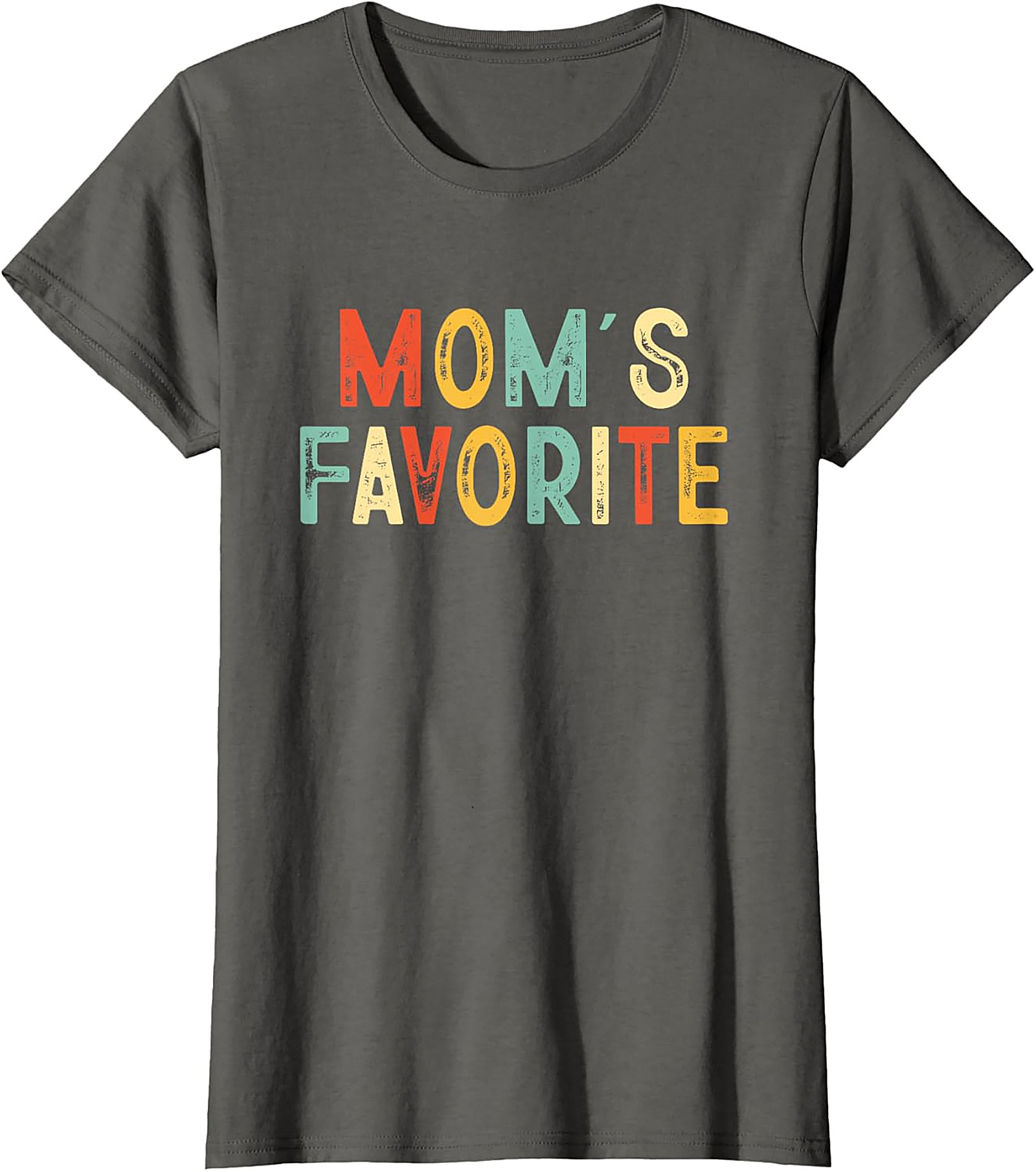 Mom's Favorite T-shirt Funny Retro Sibling Graphic Tee