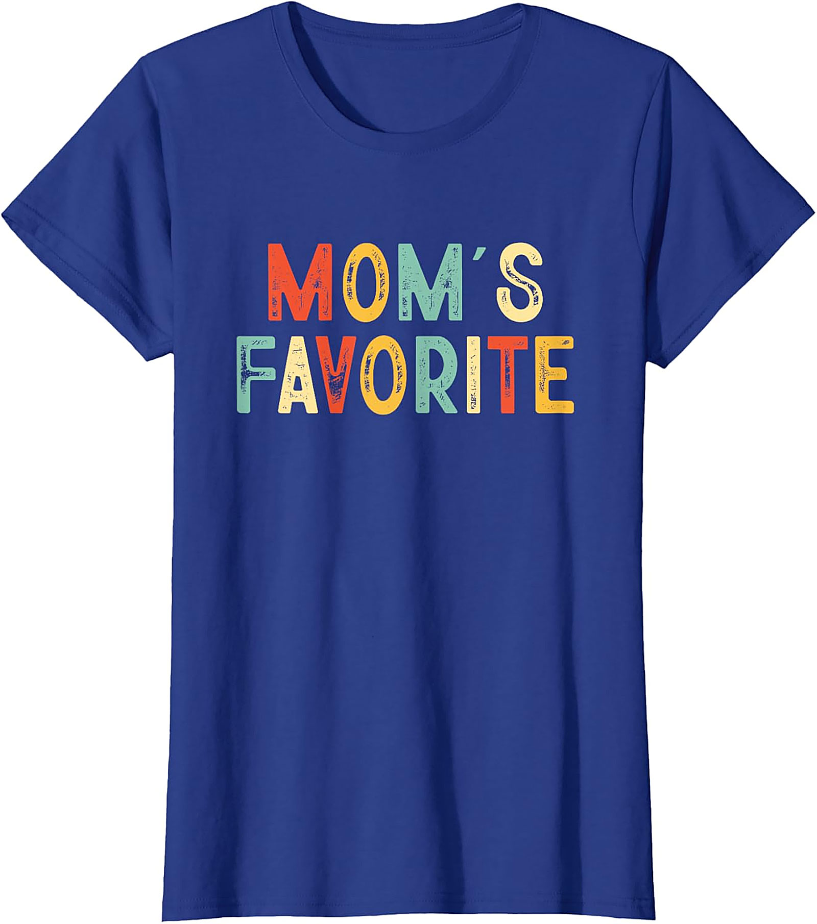 Mom's Favorite T-shirt Funny Retro Sibling Graphic Tee