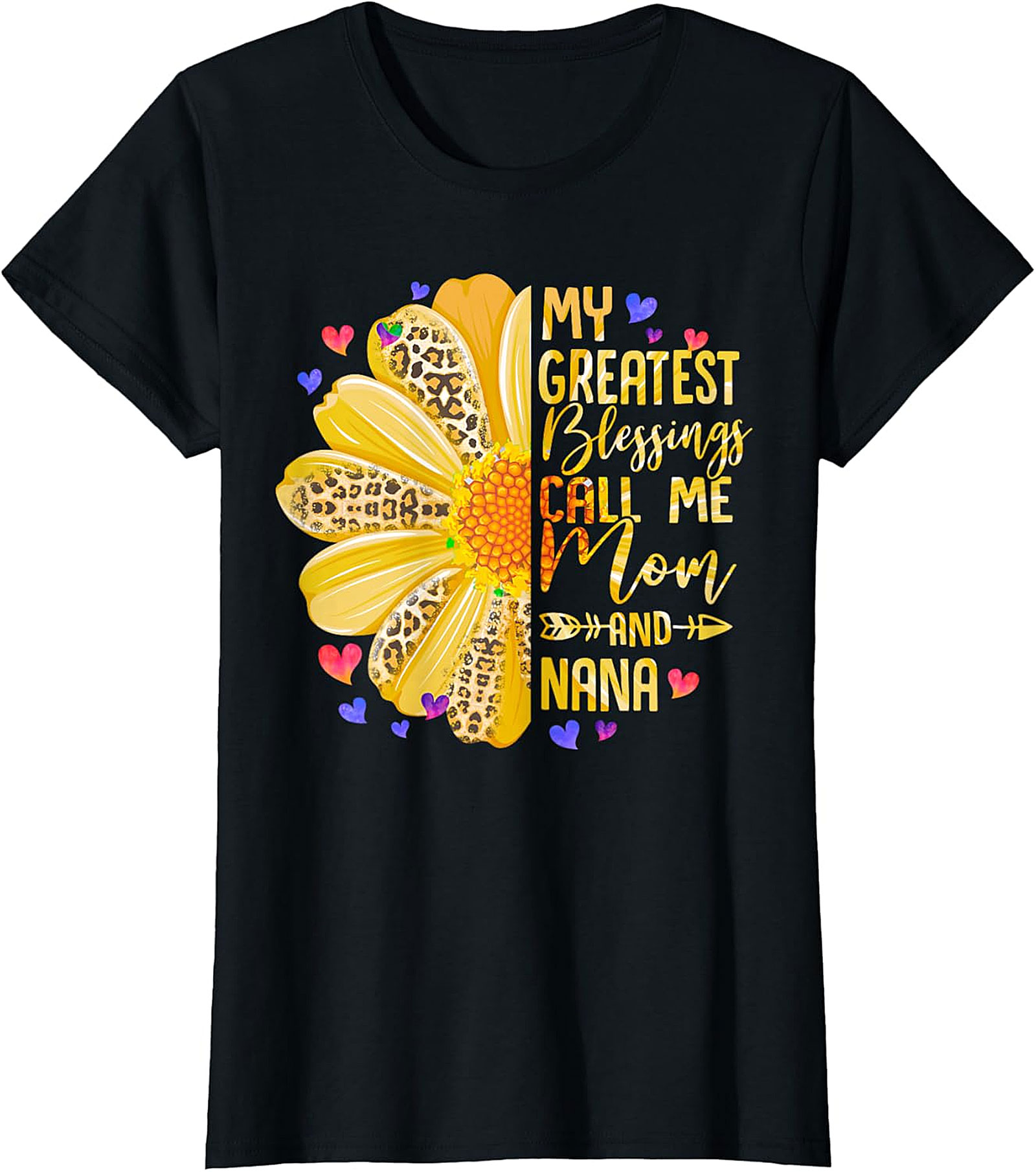  Mom and Nana T-Shirt | My Greatest Blessings Graphic Tee