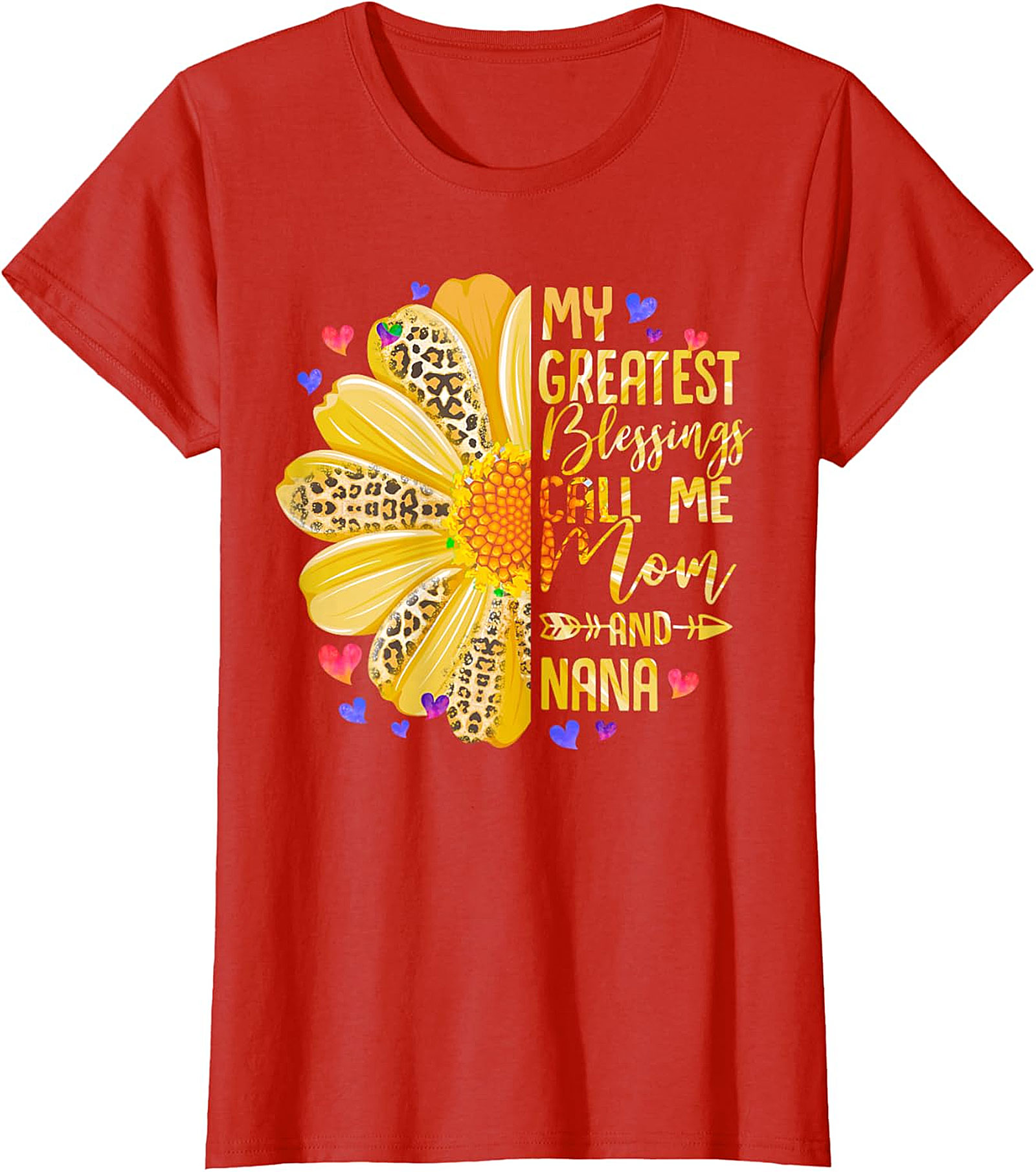  Mom and Nana T-Shirt | My Greatest Blessings Graphic Tee