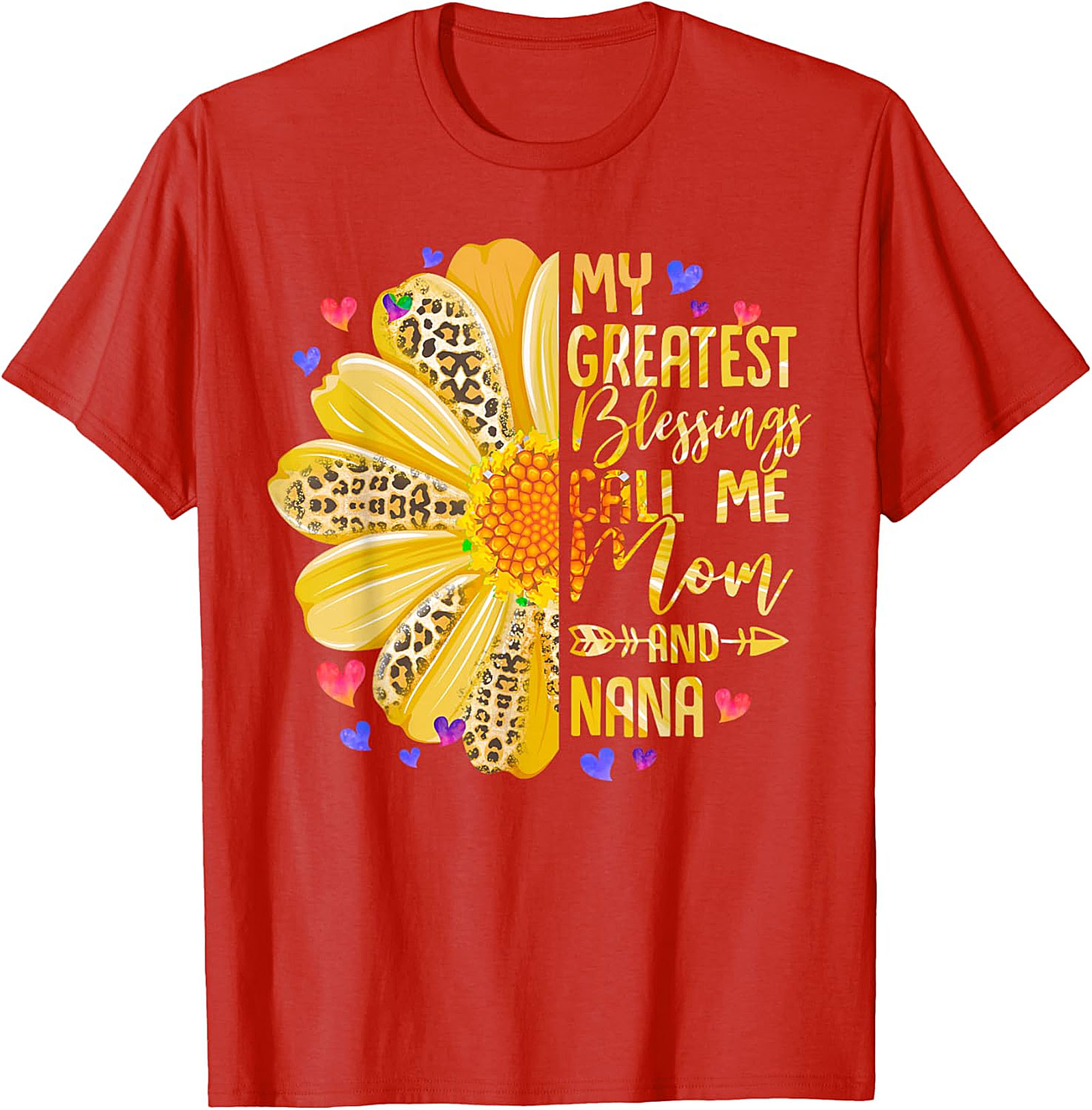  Mom and Nana T-Shirt | My Greatest Blessings Graphic Tee