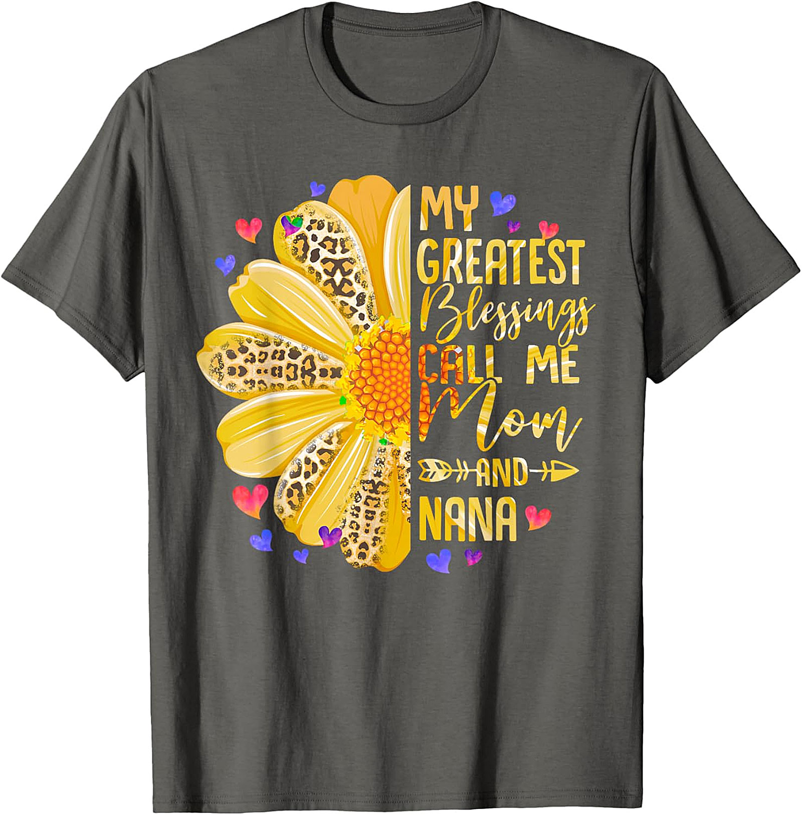  Mom and Nana T-Shirt | My Greatest Blessings Graphic Tee