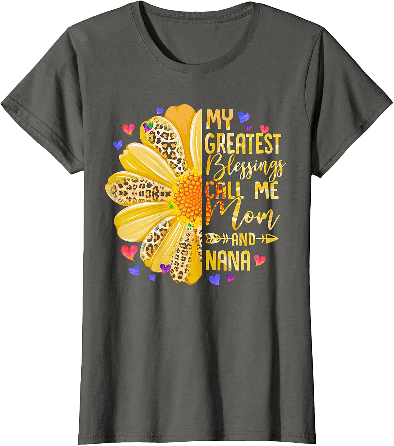  Mom and Nana T-Shirt | My Greatest Blessings Graphic Tee