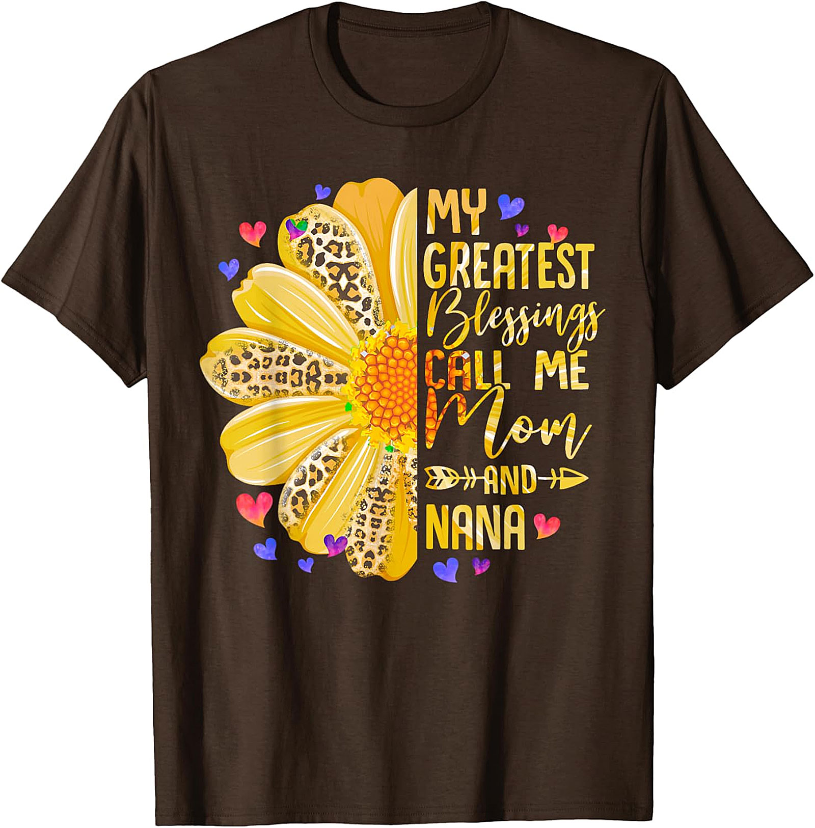  Mom and Nana T-Shirt | My Greatest Blessings Graphic Tee