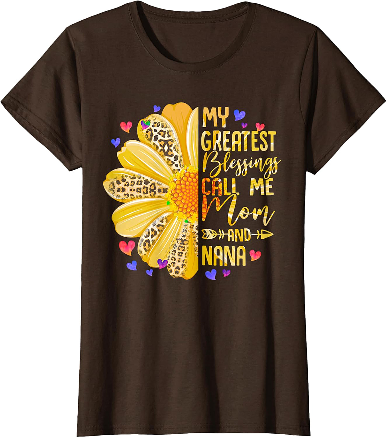  Mom and Nana T-Shirt | My Greatest Blessings Graphic Tee