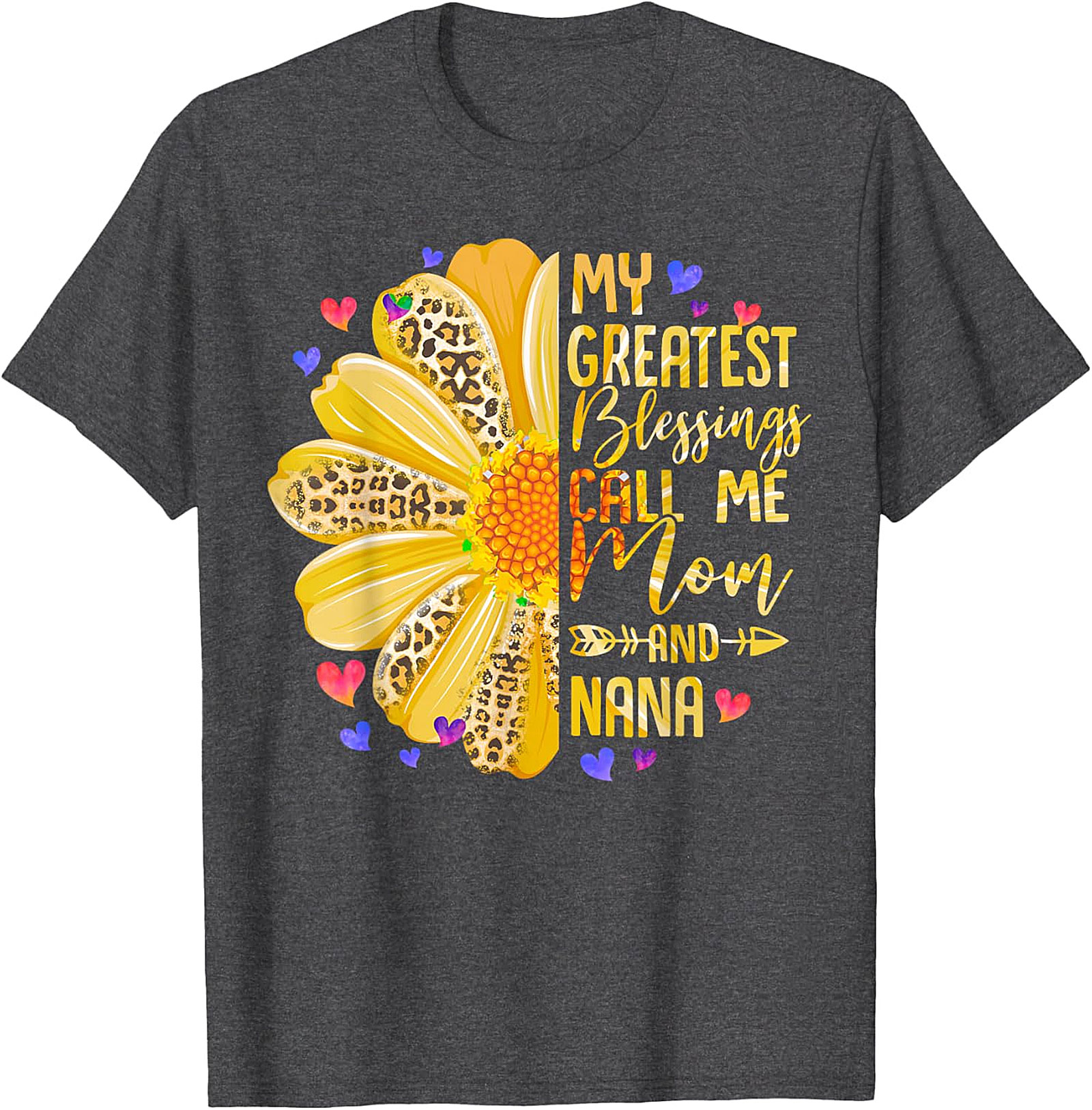  Mom and Nana T-Shirt | My Greatest Blessings Graphic Tee