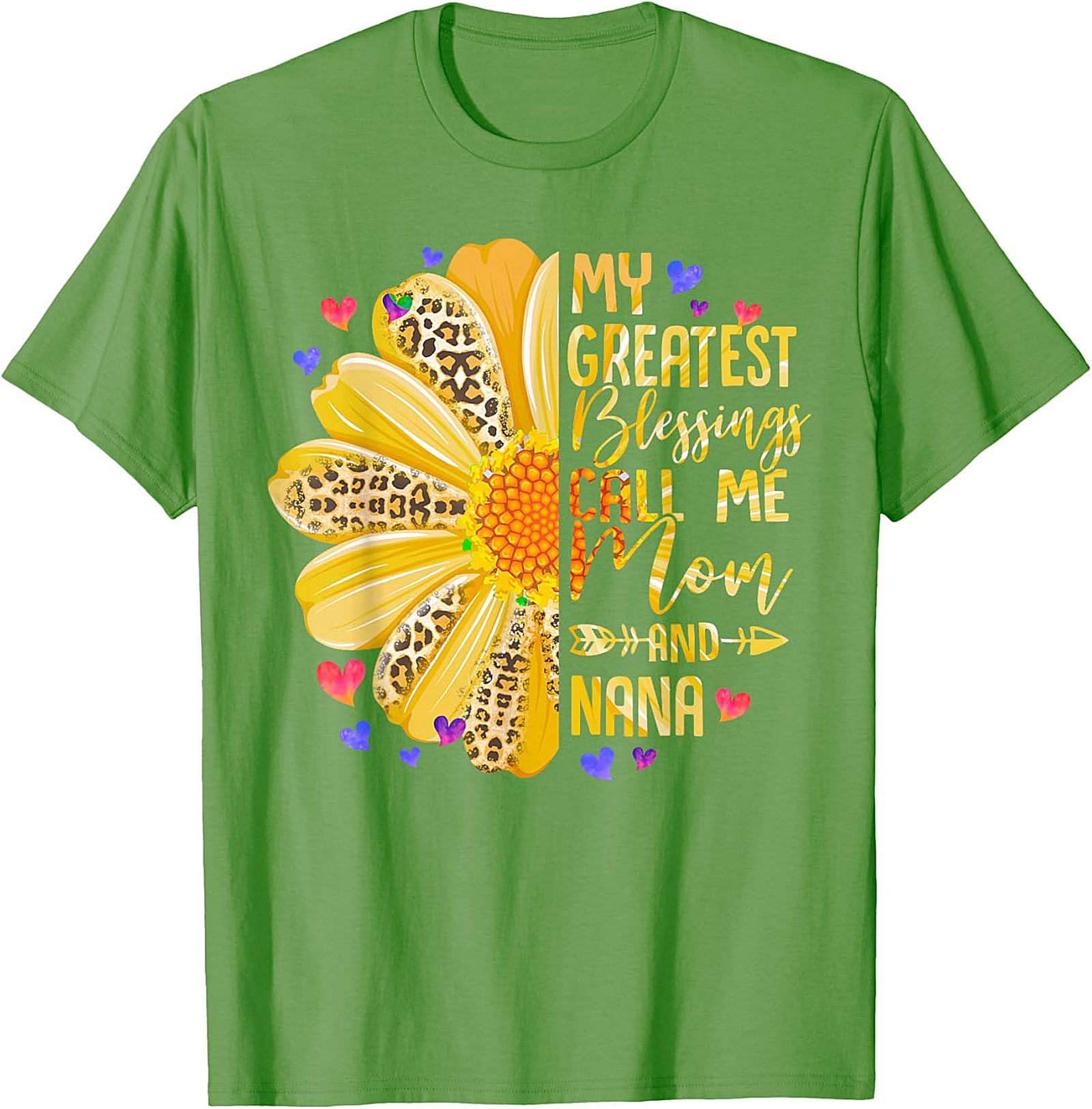  Mom and Nana T-Shirt | My Greatest Blessings Graphic Tee