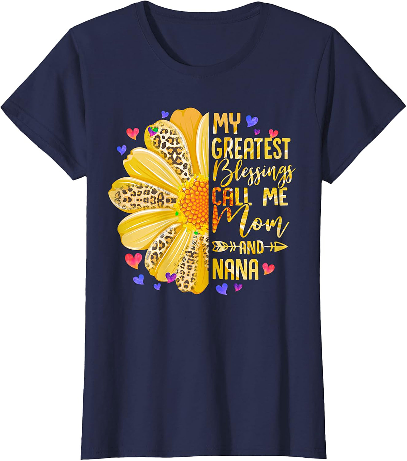  Mom and Nana T-Shirt | My Greatest Blessings Graphic Tee