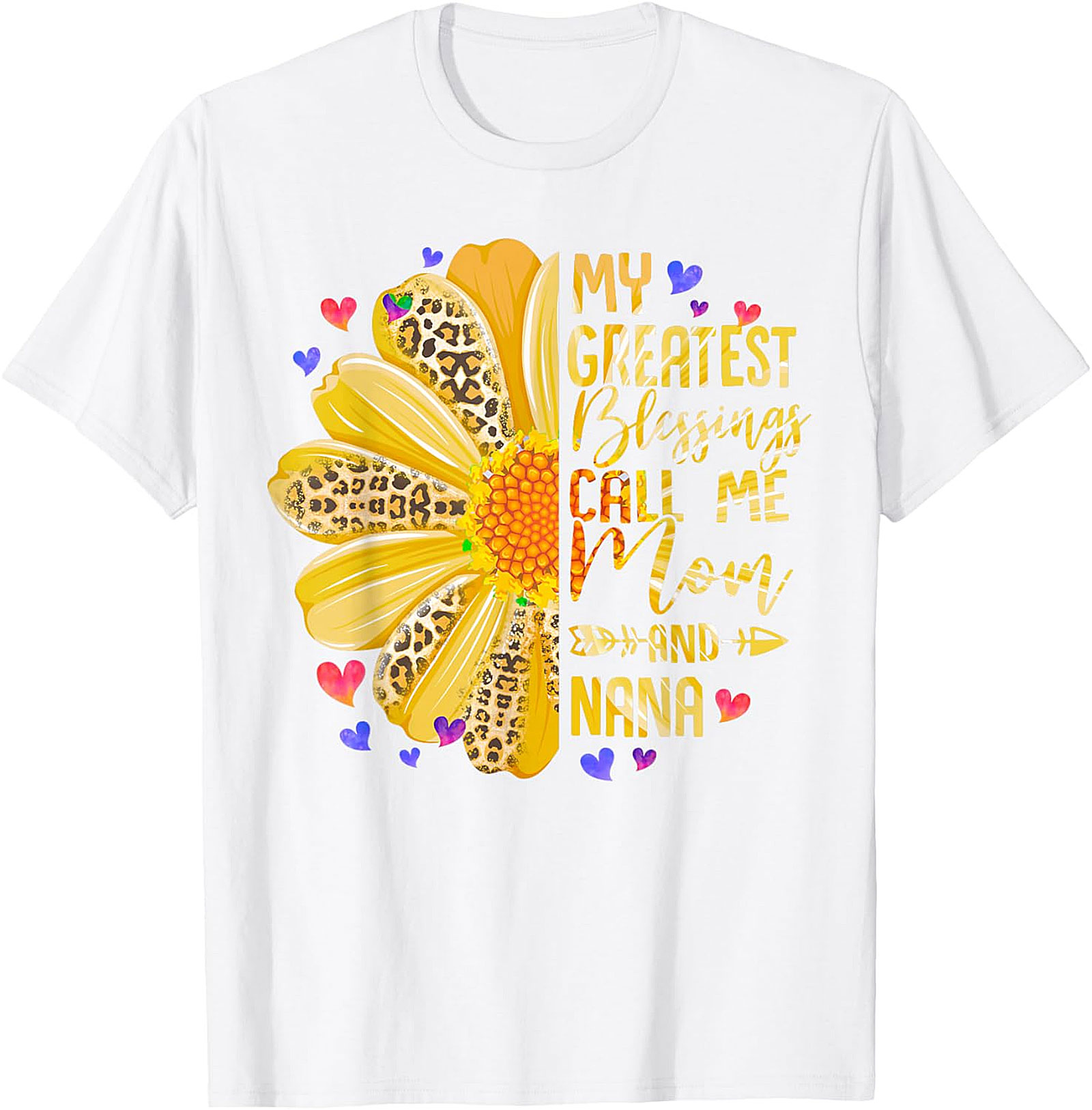  Mom and Nana T-Shirt | My Greatest Blessings Graphic Tee
