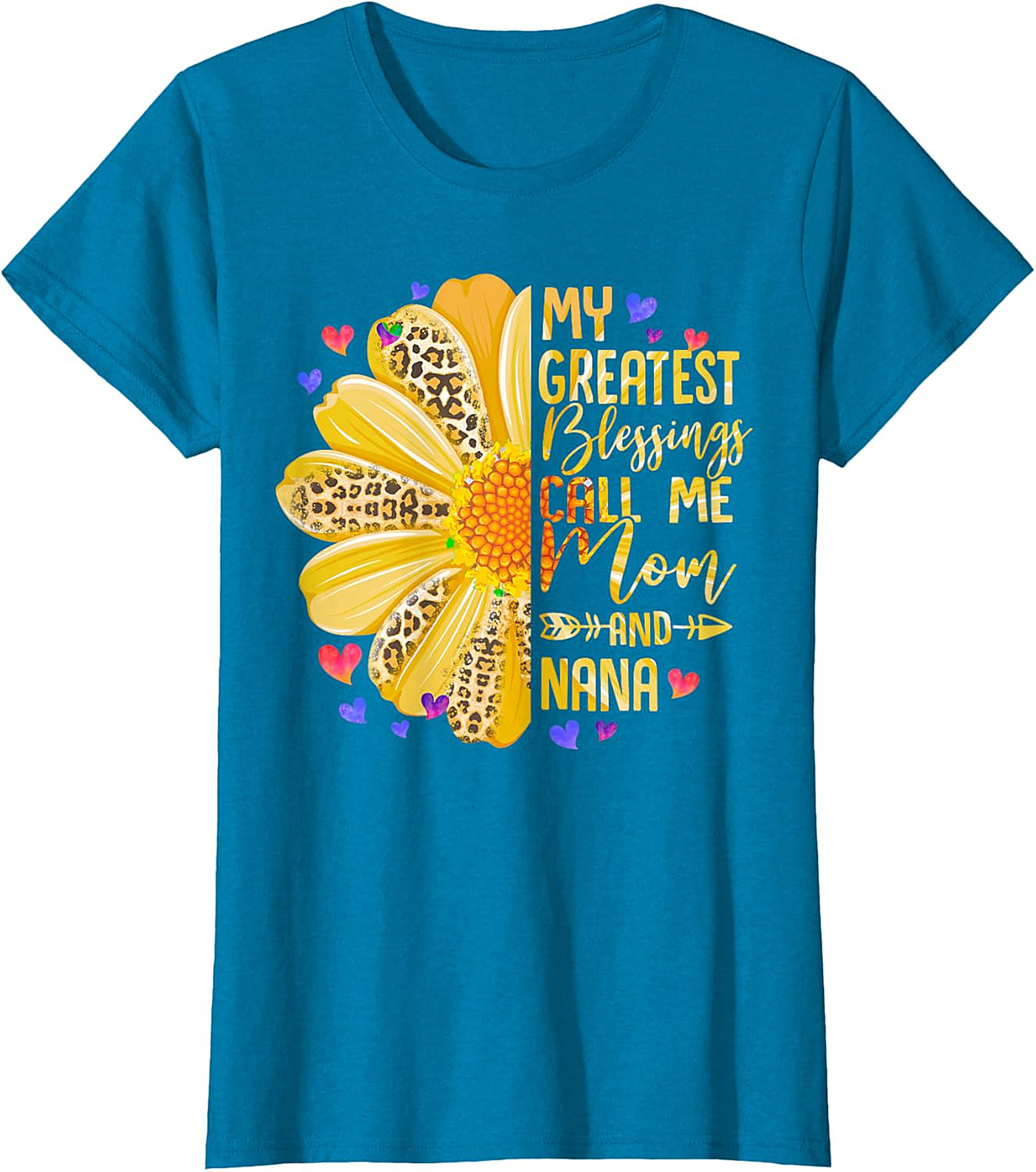  Mom and Nana T-Shirt | My Greatest Blessings Graphic Tee