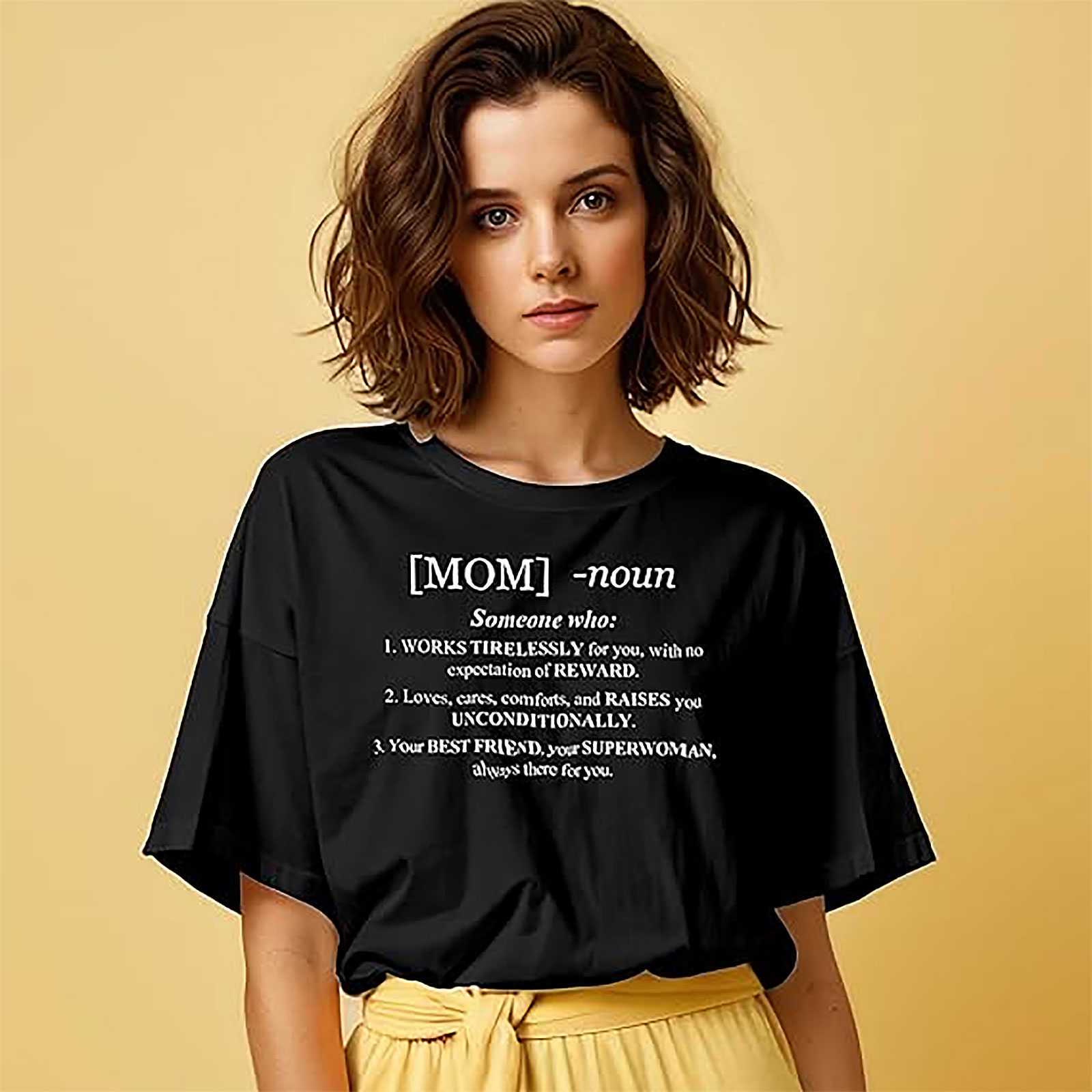 Mom Definition T-shirt | Funny Superwoman Graphic Tee Gift