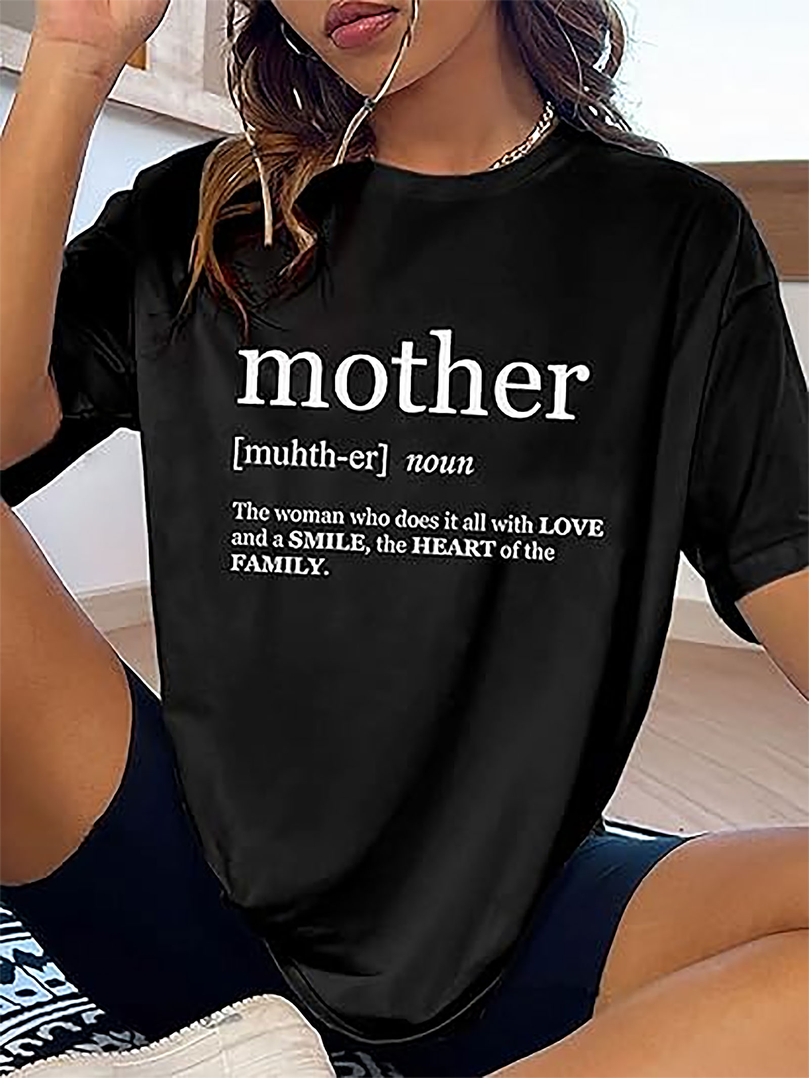 Mom Definition T-shirt | Funny Superwoman Graphic Tee Gift
