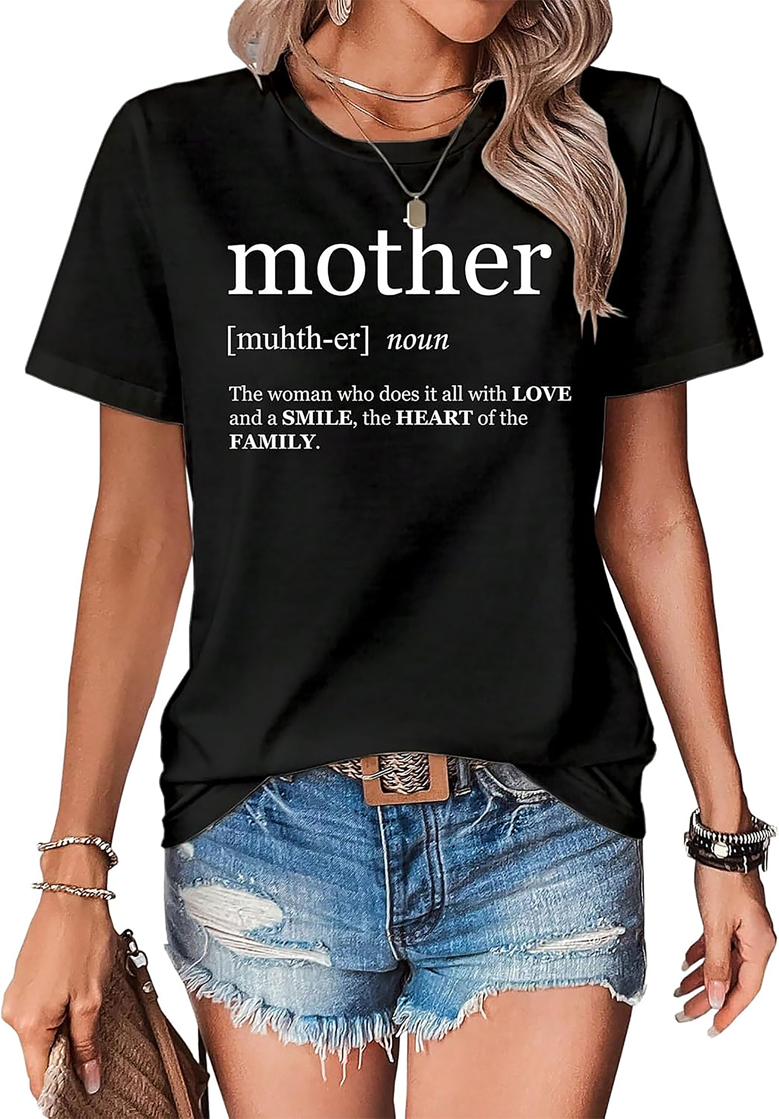 Mom Definition T-shirt | Funny Superwoman Graphic Tee Gift