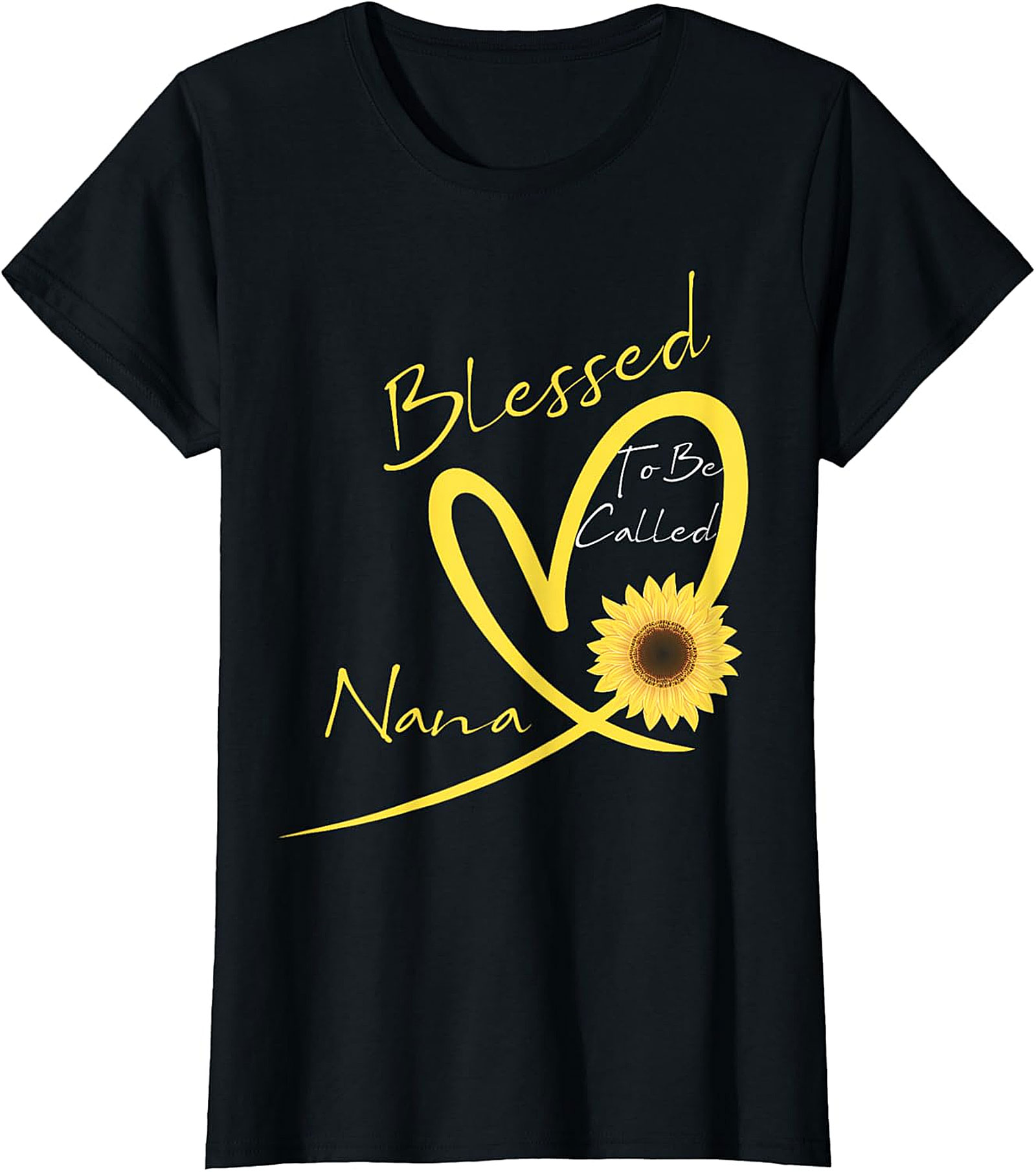  Blessed To Be Called Nana T-Shirt | Sunflower Graphic Tee