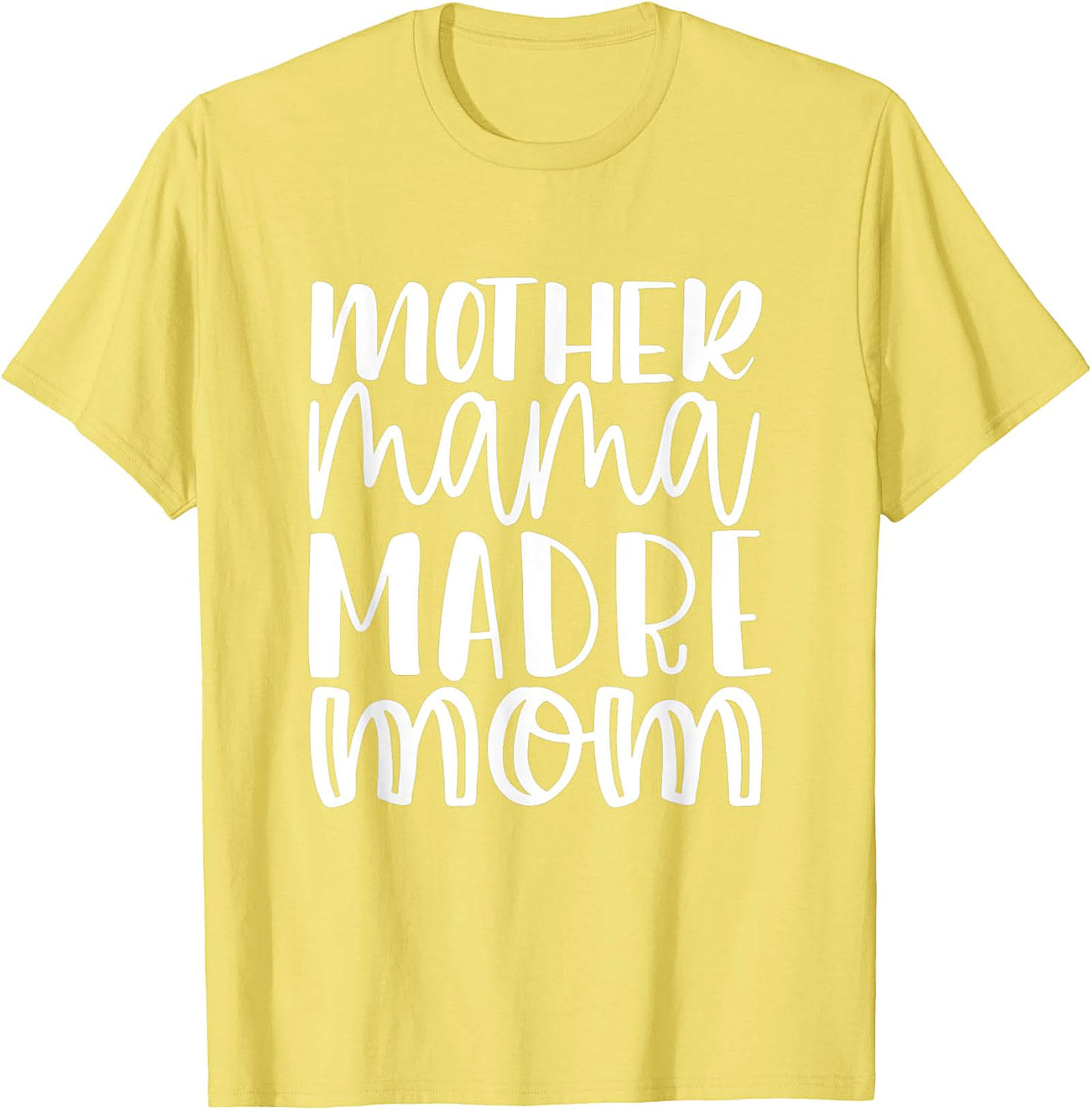  Mother Mama Madre Mom T-shirt Bilingual Graphic Tee
