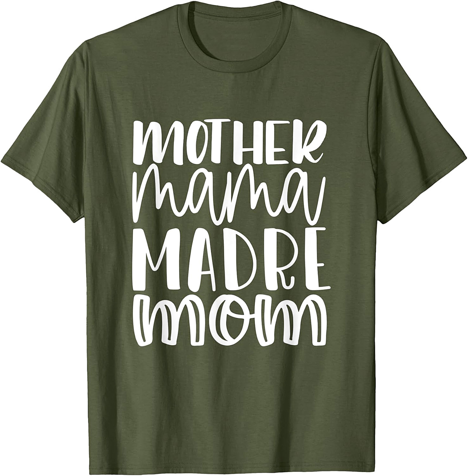  Mother Mama Madre Mom T-shirt Bilingual Graphic Tee