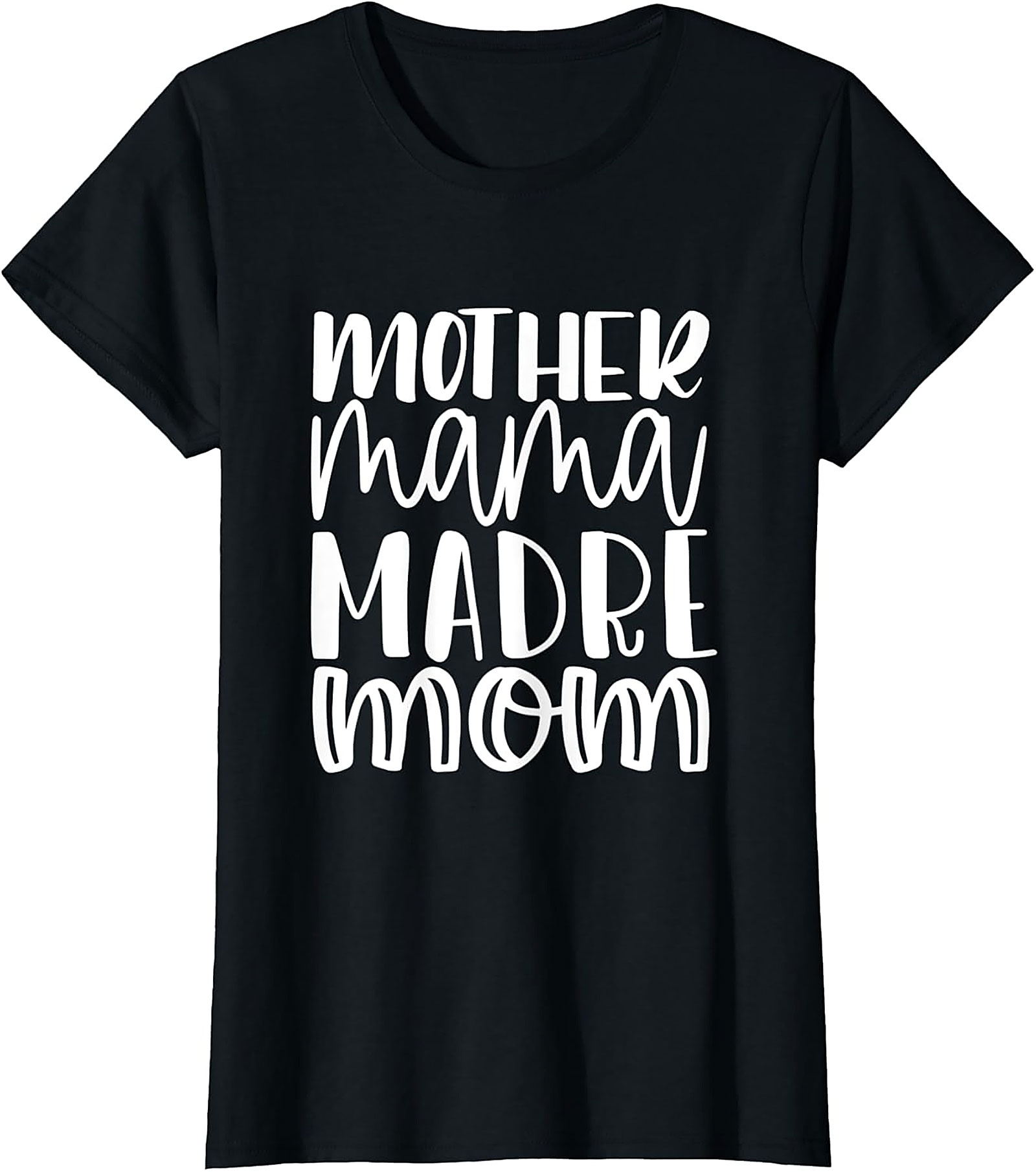  Mother Mama Madre Mom T-shirt Bilingual Graphic Tee