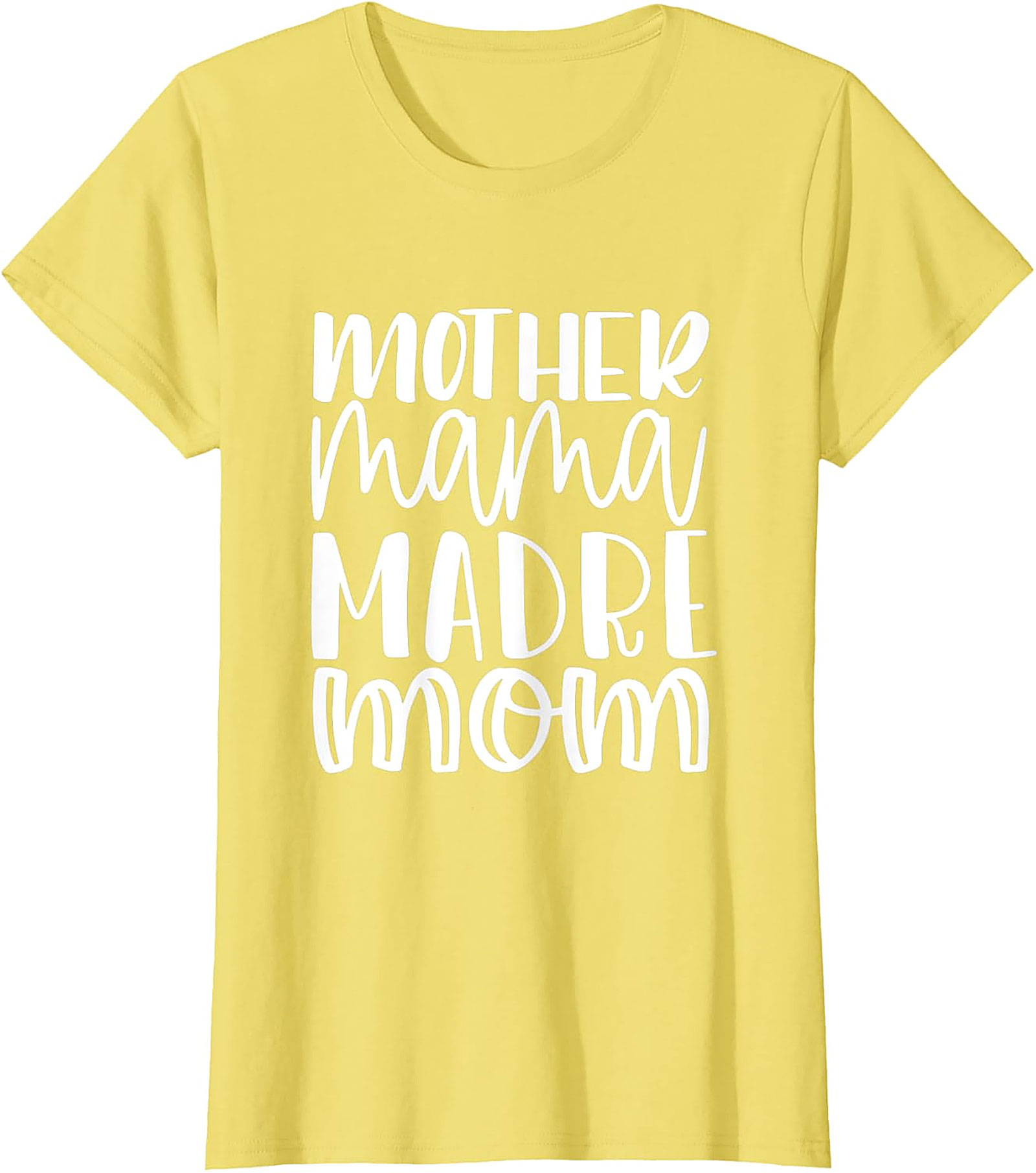  Mother Mama Madre Mom T-shirt Bilingual Graphic Tee